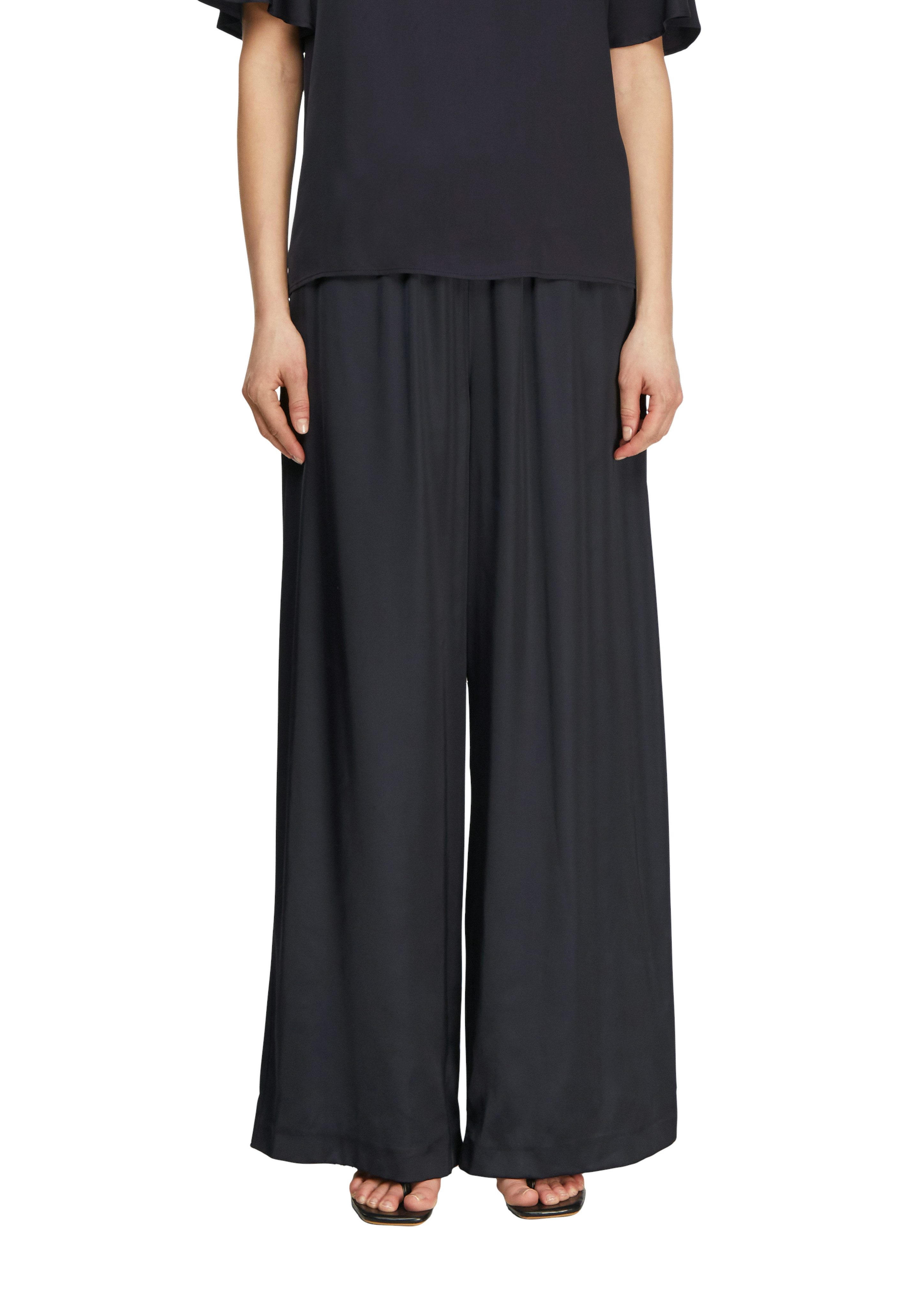 comma Stoffhose mit elastischem Bund