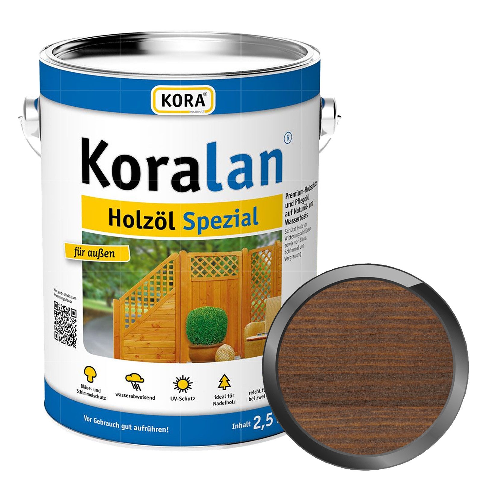 KORA Holzöl Koralan Holzöl-Spezial - 2.5 Ltr