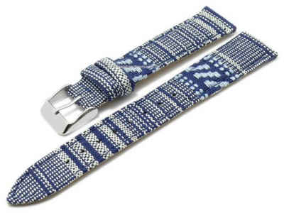 LAiMER Uhrenarmband Ersatzarmband Textil Peru42