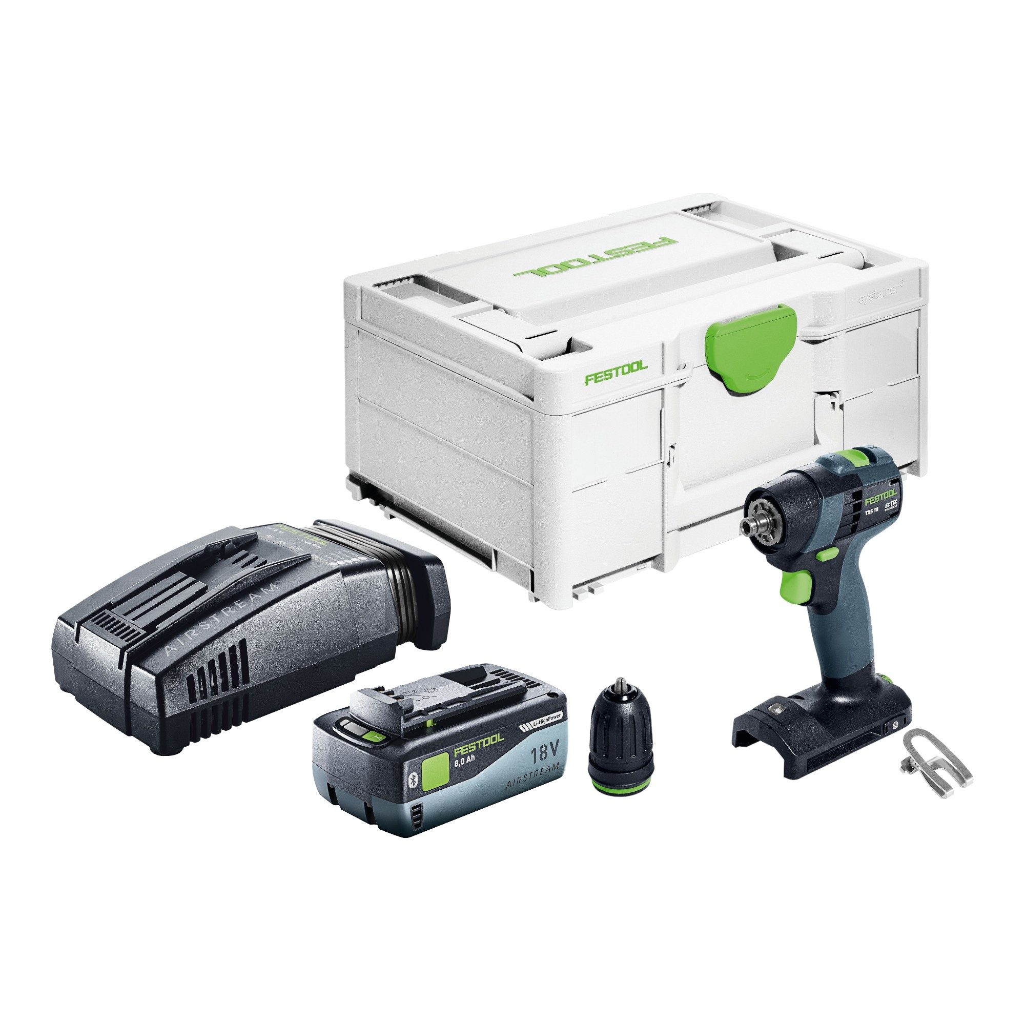 FESTOOL Akku-Schrauber Festool TXS 18-Basic Akku Bohrschrauber 18 V 40 Nm Brushless (576894