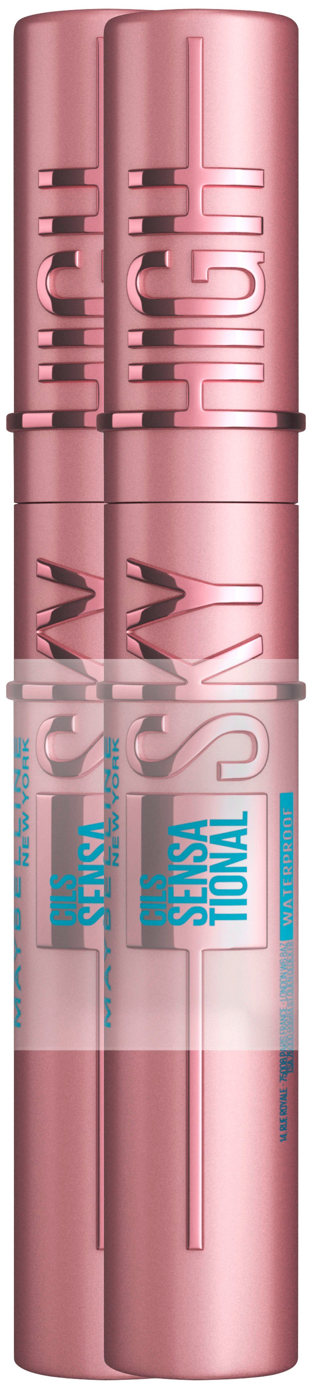 MAYBELLINE NEW YORK Mascara LASH SENSATIONAL SKY HIGH DP, mit kosmisch schwarzem Effekt
