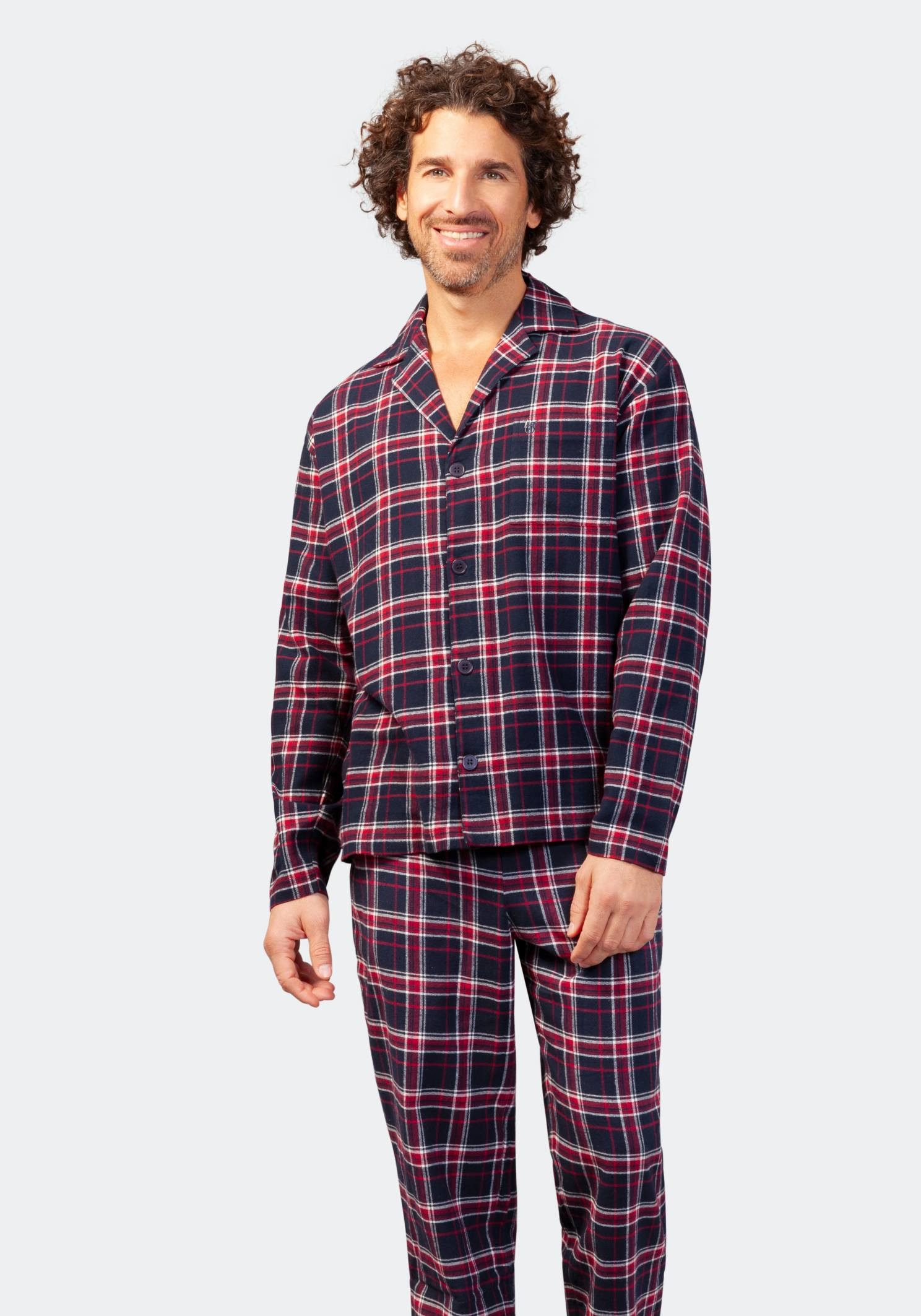 Hajo Schlafanzug Pyjama, Premium Cotton/Flanell günstig online kaufen