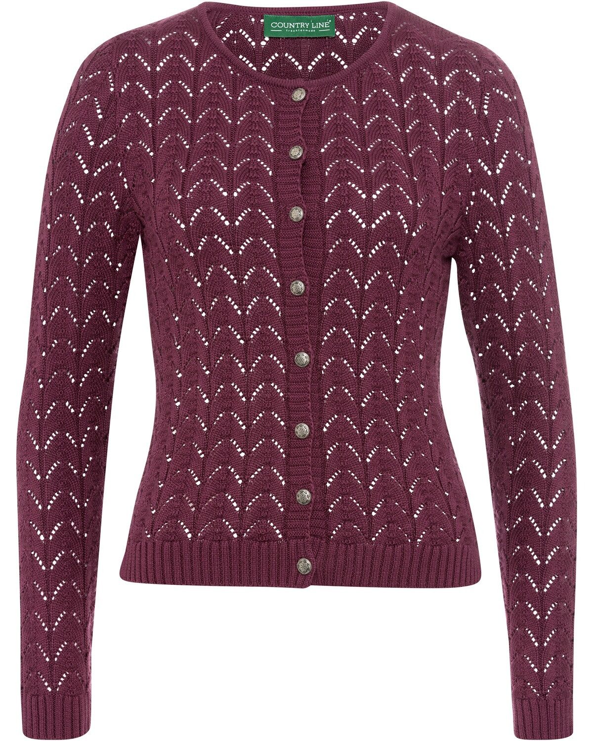 Country Line Trachtenjacke Ajour-Strickjacke günstig online kaufen