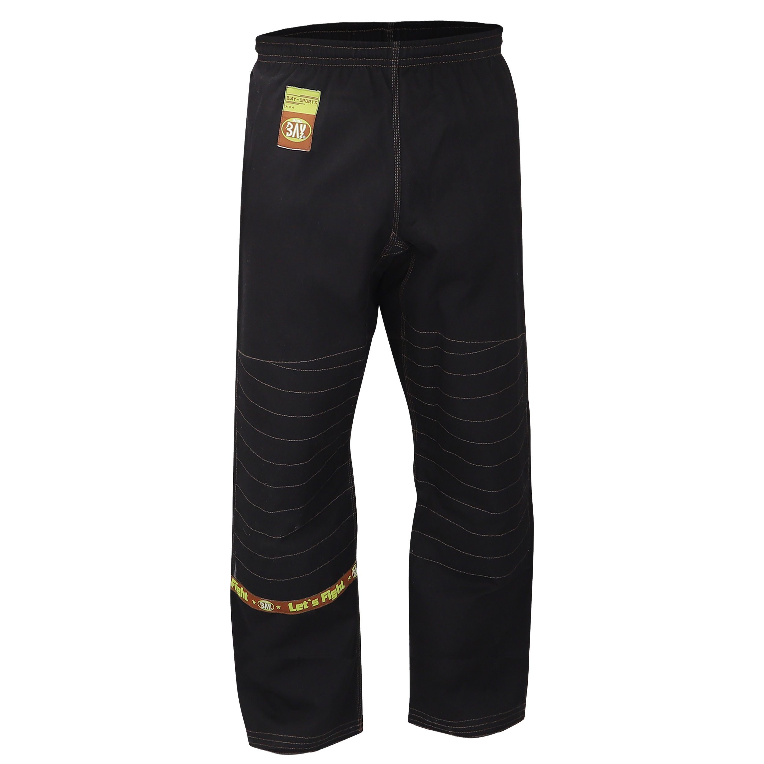 BAY-Sports Sporthose Karatehose Kampfsporthose Hose Karate Krav Maga Ju Jutsu Let´s (1-tlg) Allround Ju Jutsu Let´s Fight