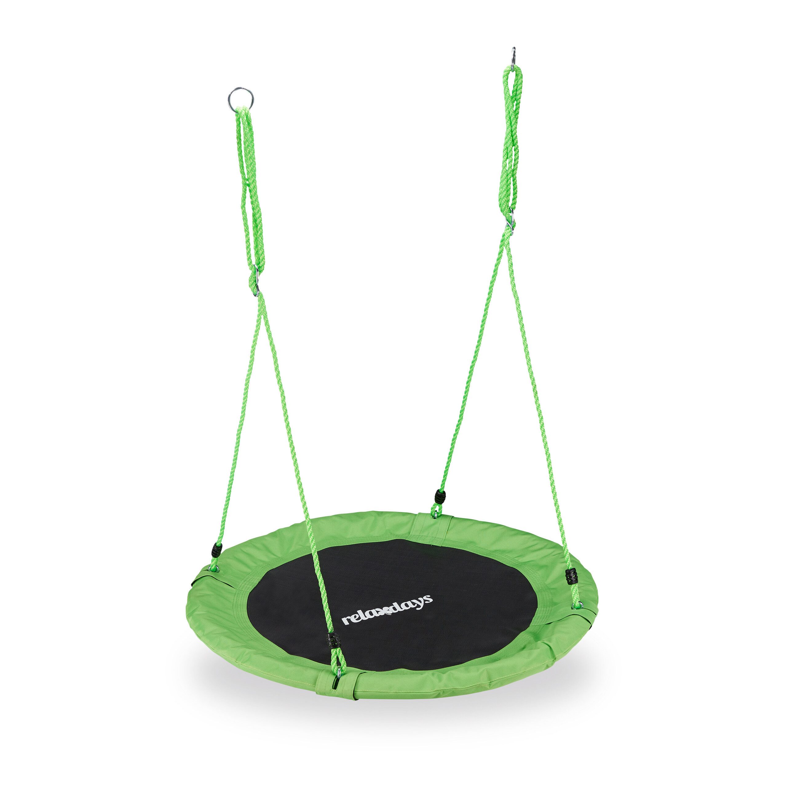 relaxdays Nestschaukel 110 cm, (1-tlg), grün