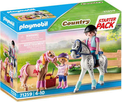 Playmobil® Konstruktions-Spielset Starter Pack, Pferdepflege (71259), Country, (45 St), Made in Europe