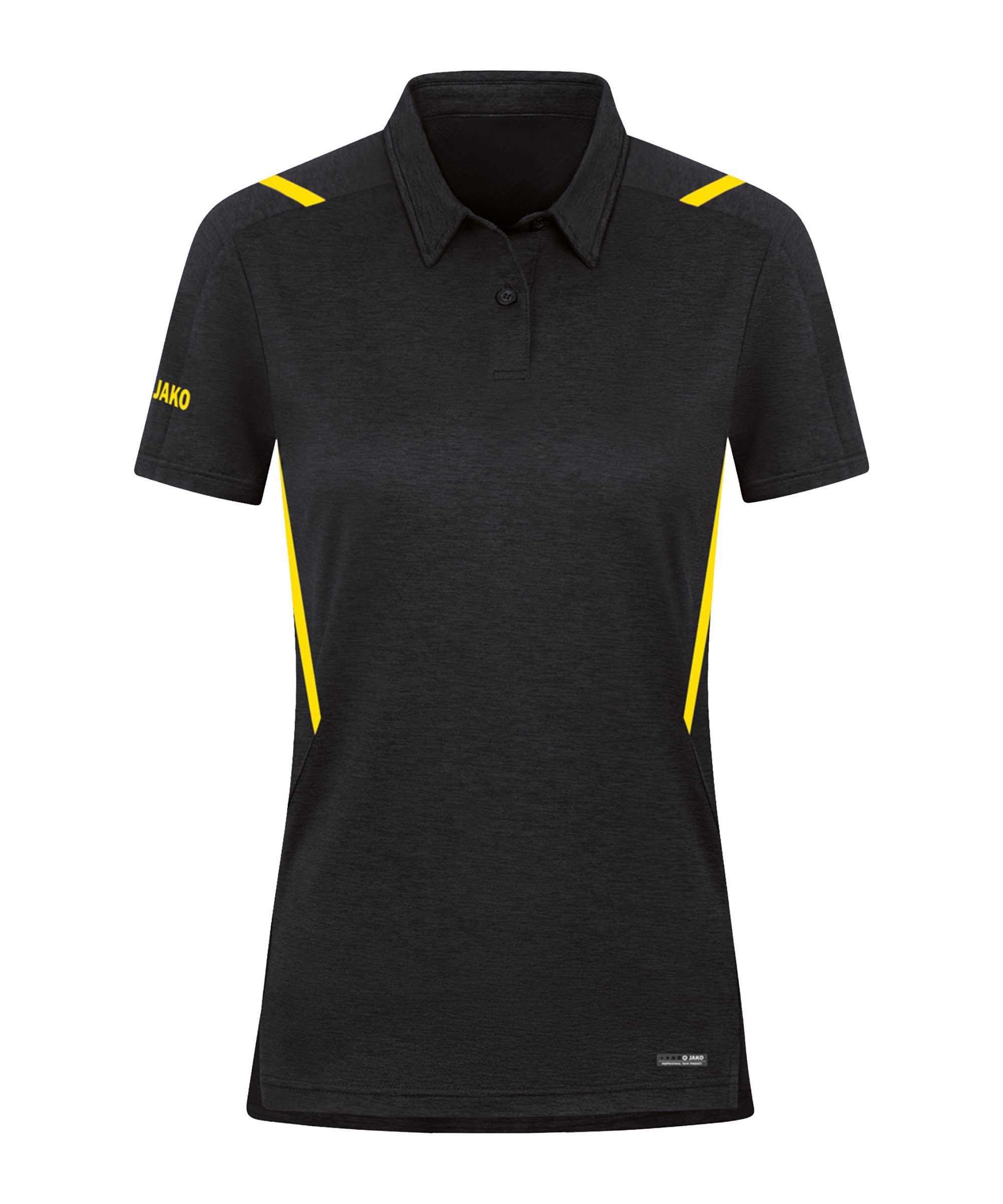 Jako Poloshirt Challenge Damen default Polo schwarzgelb