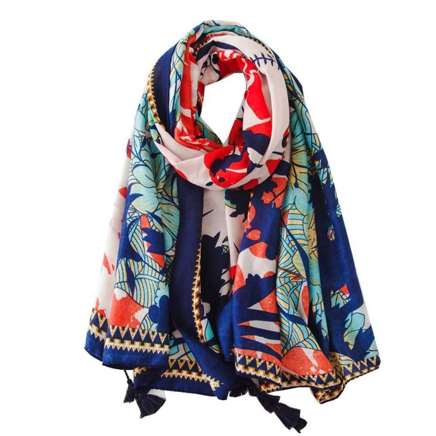 LuxusKollektion Halstuch Damen Halstuch Paisley Muster, (1-St)