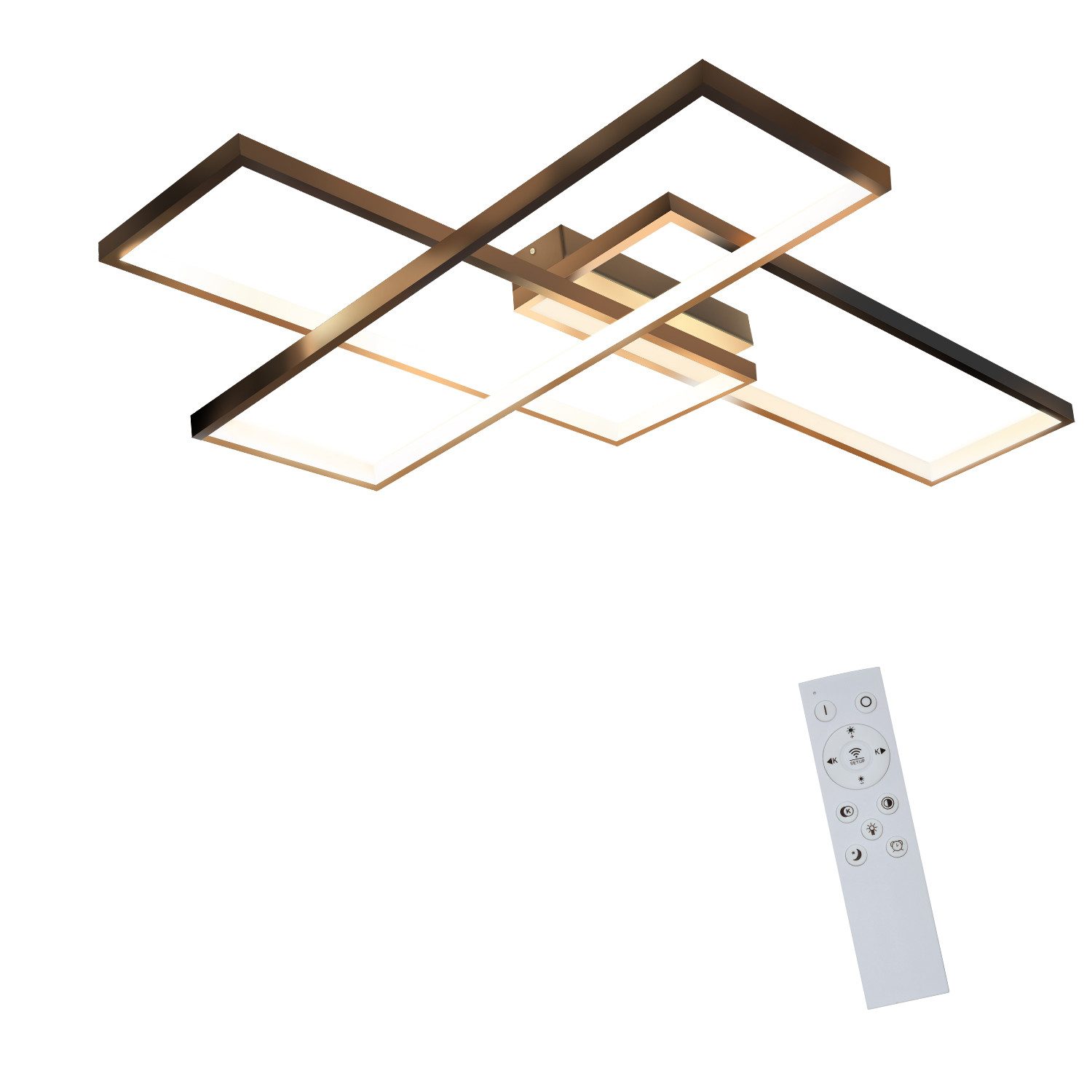 LED Deckenleuchte 3 Rechteck Modern Geometrisch Länger 65cm//100cm