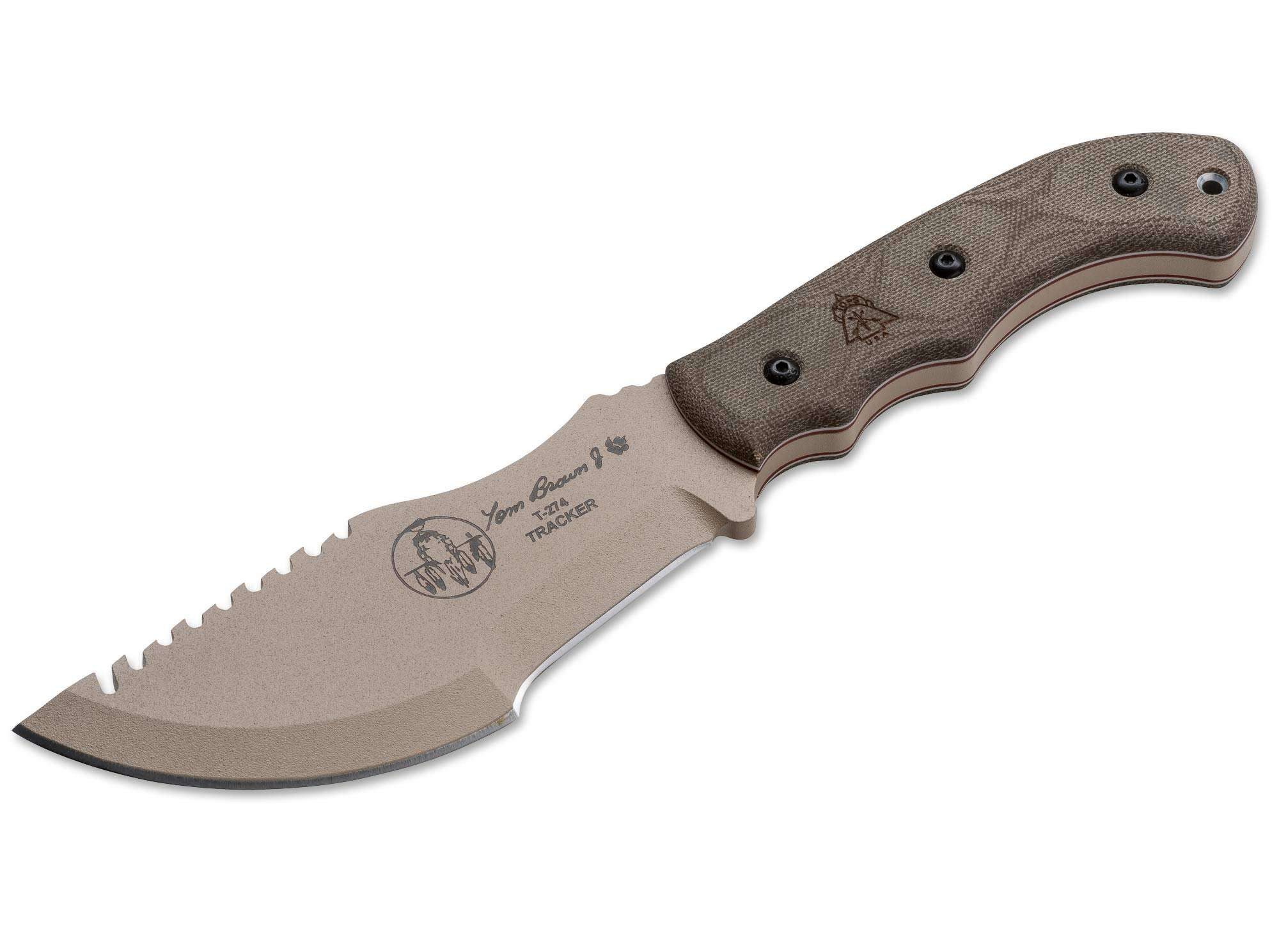 TOPS Knives Universalmesser Tom Brown Tracker Tan #1 TAN TBT01-TAN
