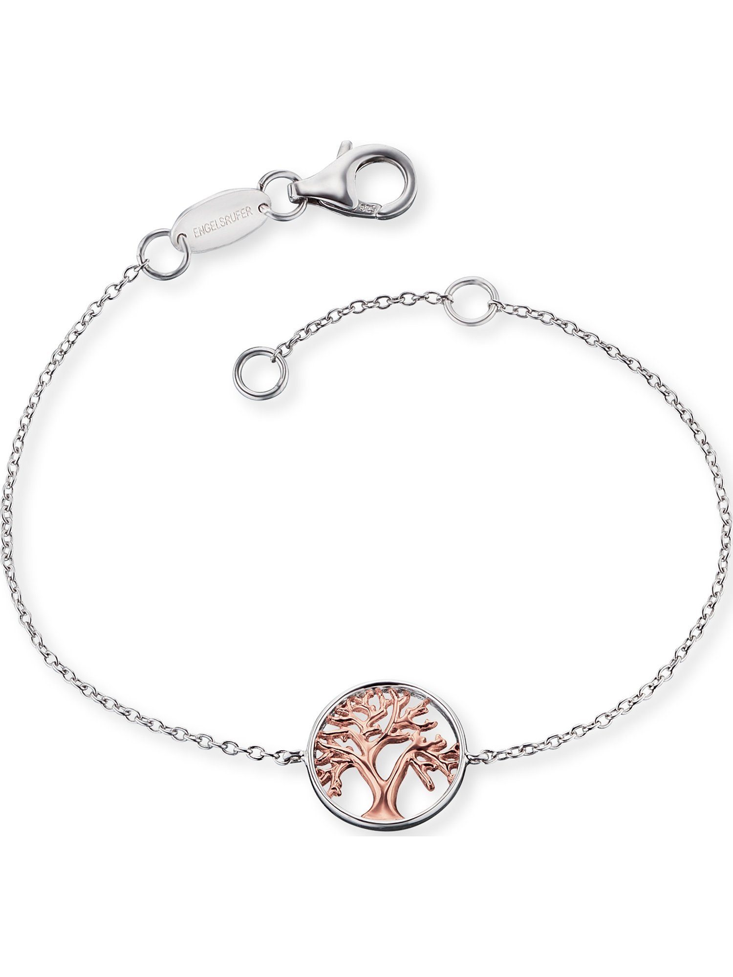 Engelsrufer Silberarmband Engelsrufer Damen-Armband 925er Silber platiniert