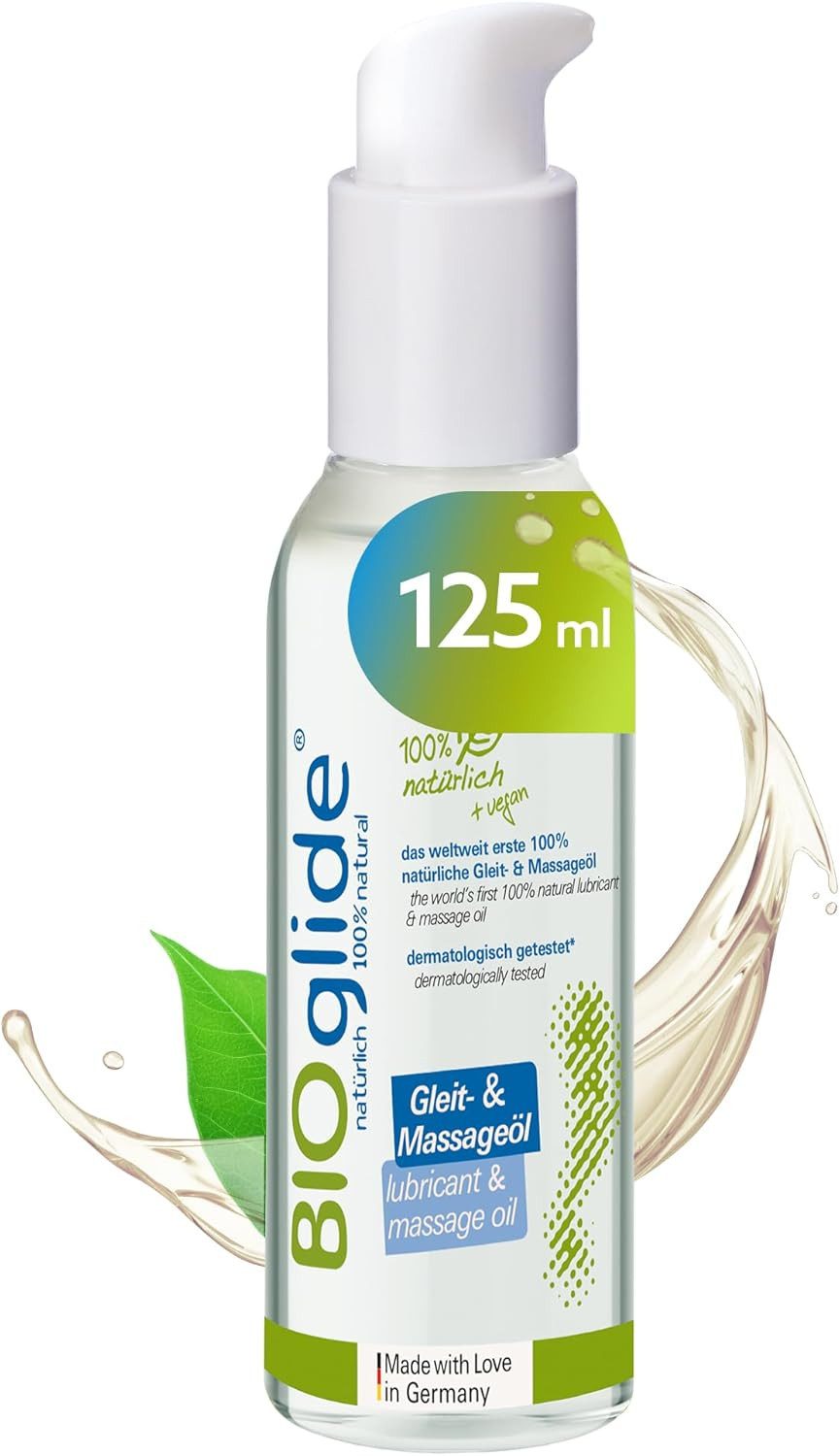 JOYDIVISION Gleitgel BIOglide Original, Biogleitgel, zertifizierte Naturkosmetik, vegan, Gleit und Massageöl