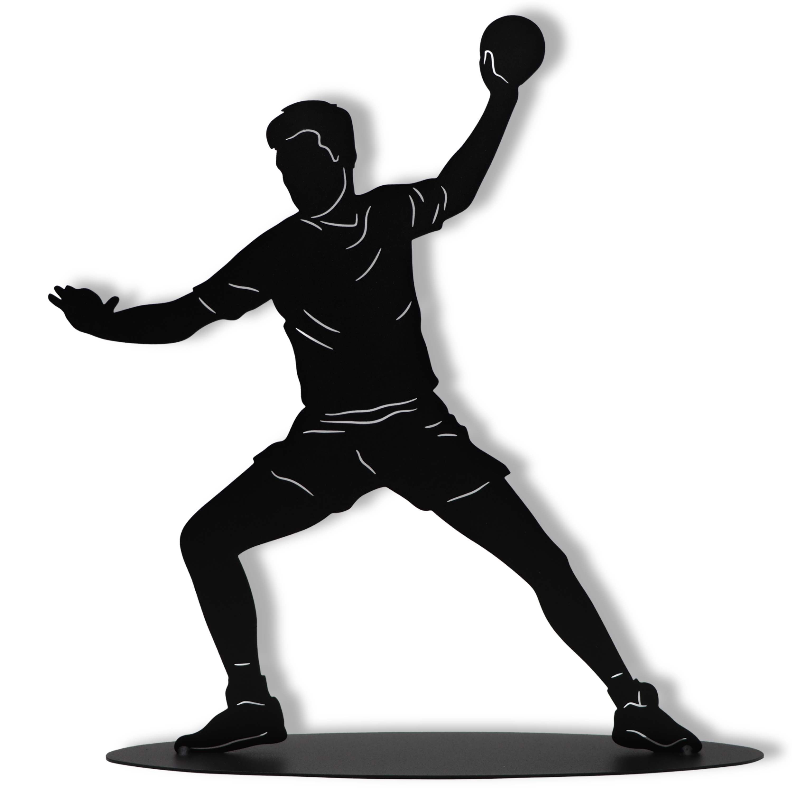 Dekofigur Handball Deko Geschenke Handballer Figur