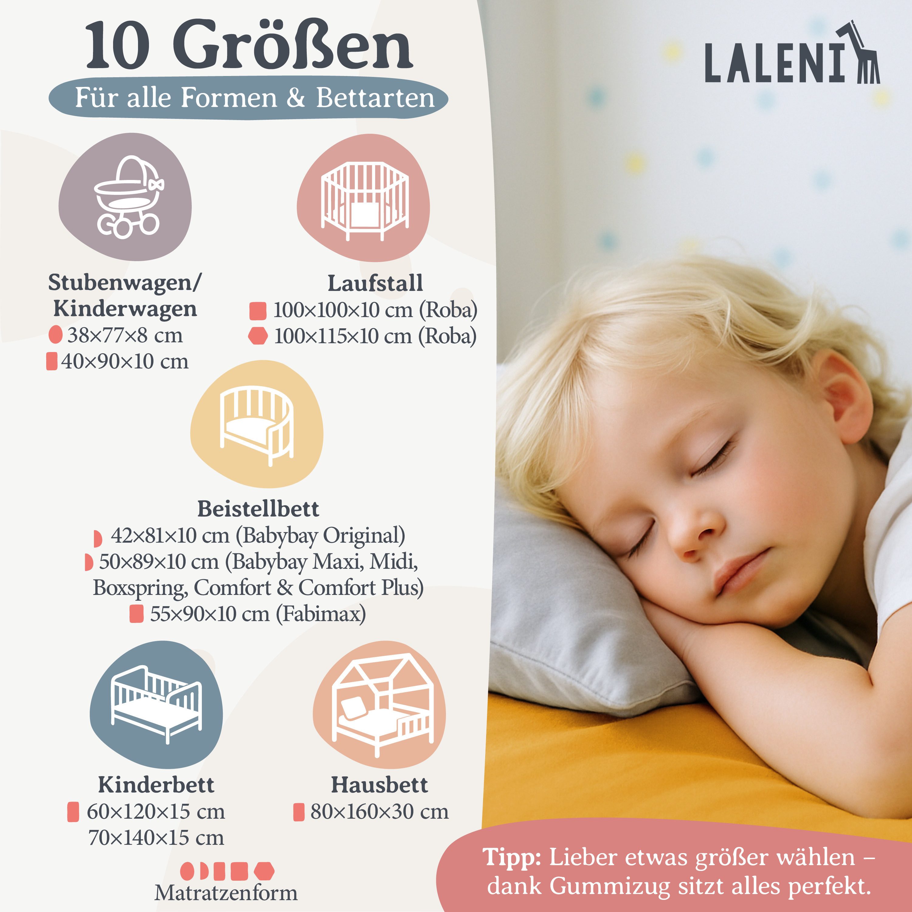 Laleni Spannbettlaken Atmungsaktives weiches und wärmendes Spannbettlaken, günstig online kaufen