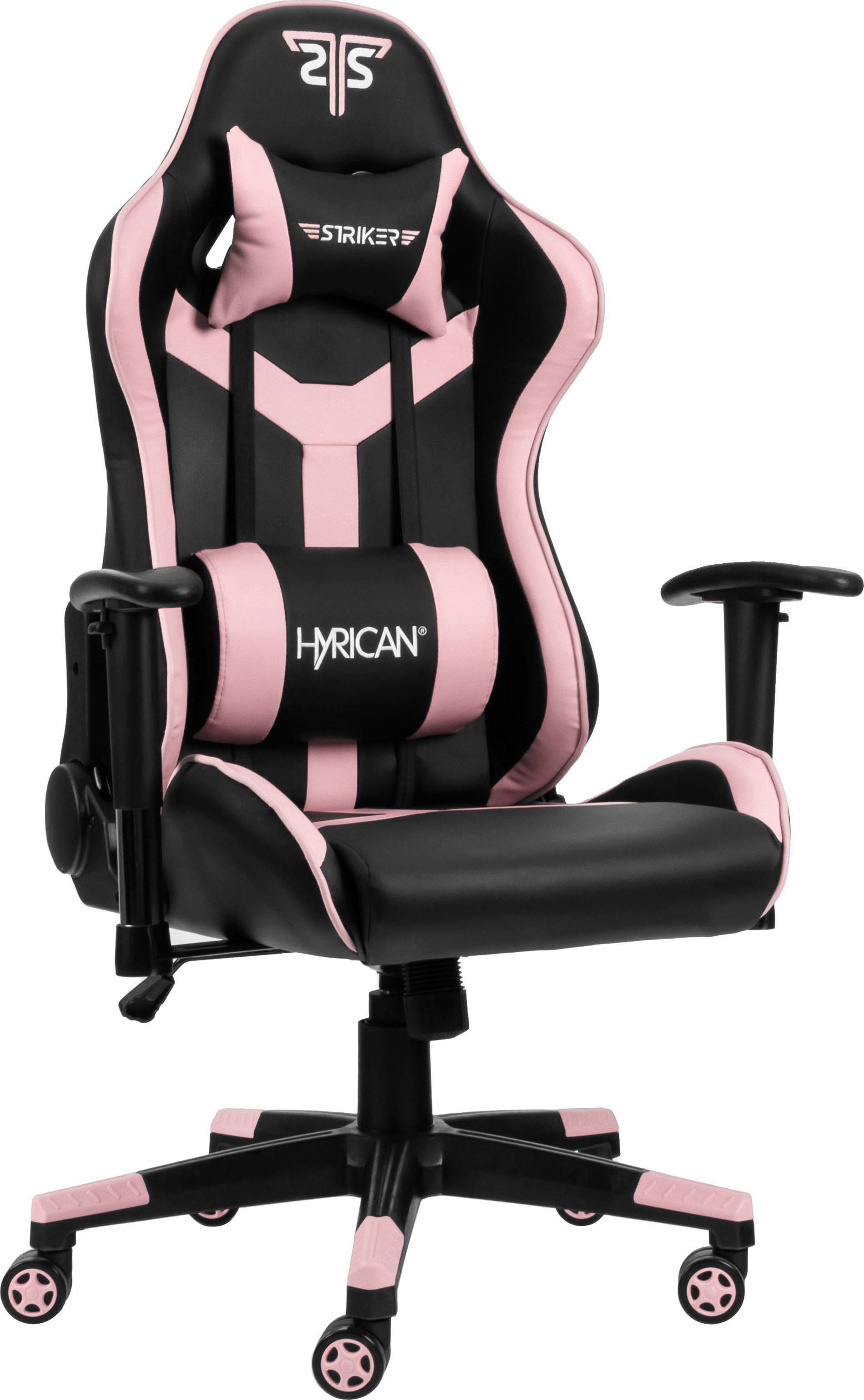 Hyrican Gaming-Stuhl Striker Gaming-Stuhl "Copilot" Gamingstuhl + Stuhlunterlage (Set), Bodenschutzmatte 1100x1100x2mm