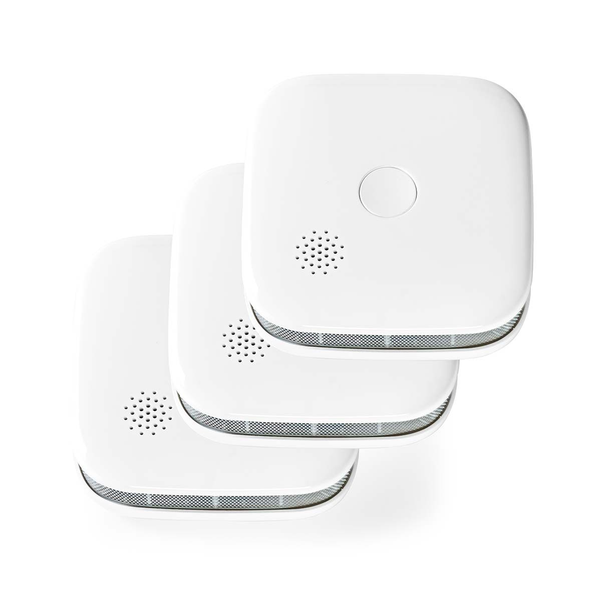 Nedis WIFIDS21WT3 Rauchmelder (WLAN Smart Home-Kompatibilität, Rauchwarnsystem)