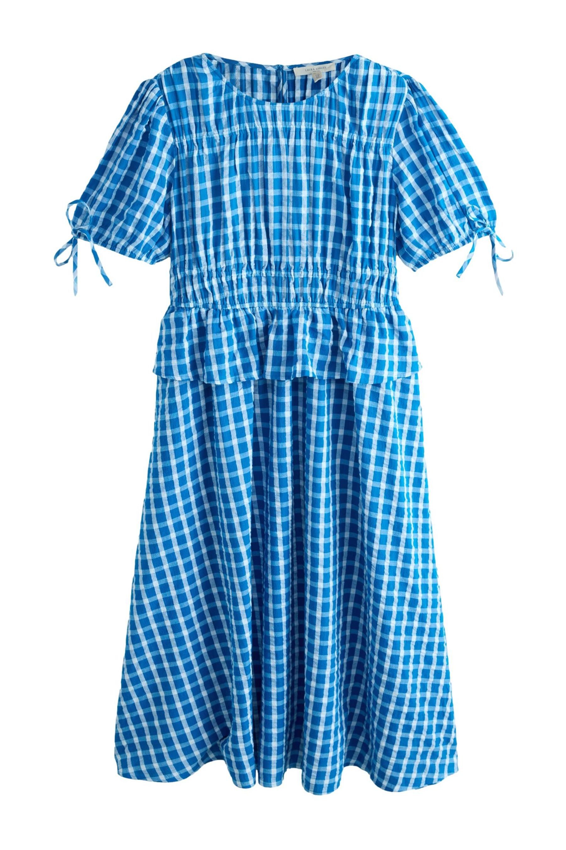 Midikleid Laura Ashley kurzärmeliges, tailliertes Midikleid