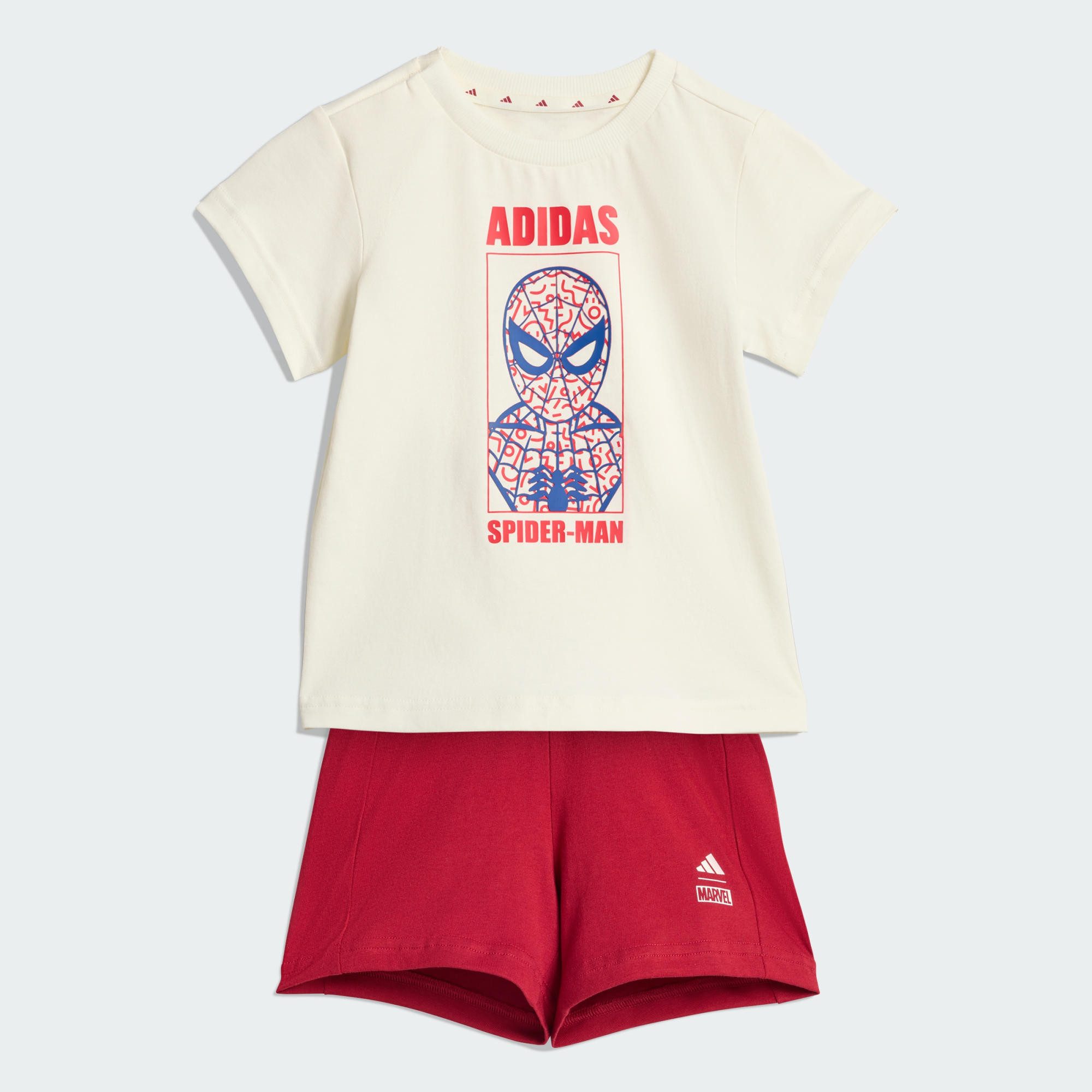 adidas Sportswear Shirt & Hose ADIDAS MARVEL SPIDER-MAN T-SHIRT-SET (1-tlg)
