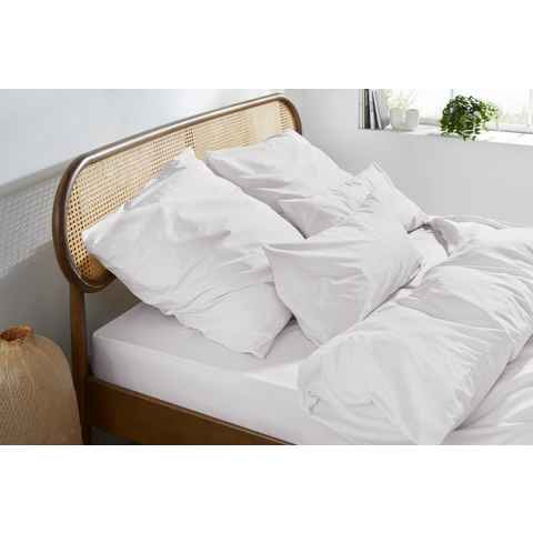 Bettwäsche Sari in Gr. 135x200 oder 155x220 cm, Renforcé, 2 teilig, Bettwäsche aus Baumwolle, zeitlose Bettwäsche mit Reißverschluss