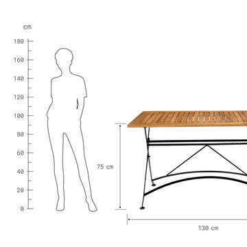 BUTLERS Klapptisch PARKLIFE Gartentisch klappbar