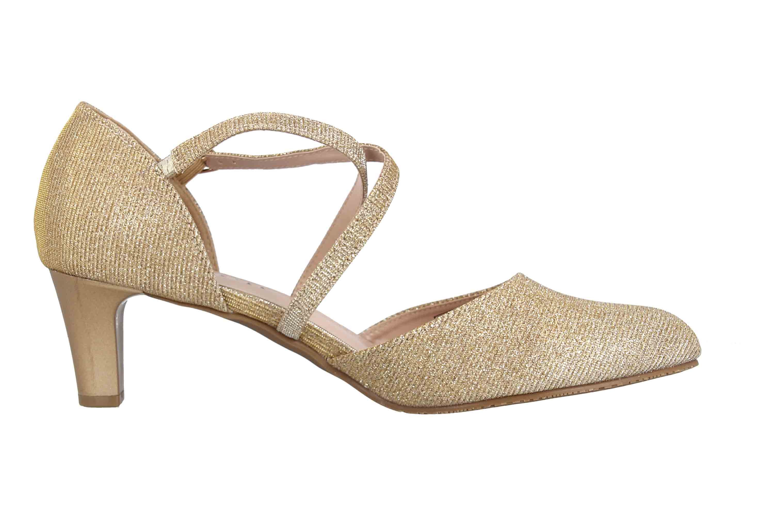 LadyPepp 2GY0211502 Gold Glitter Pumps – Bild 4 von 5