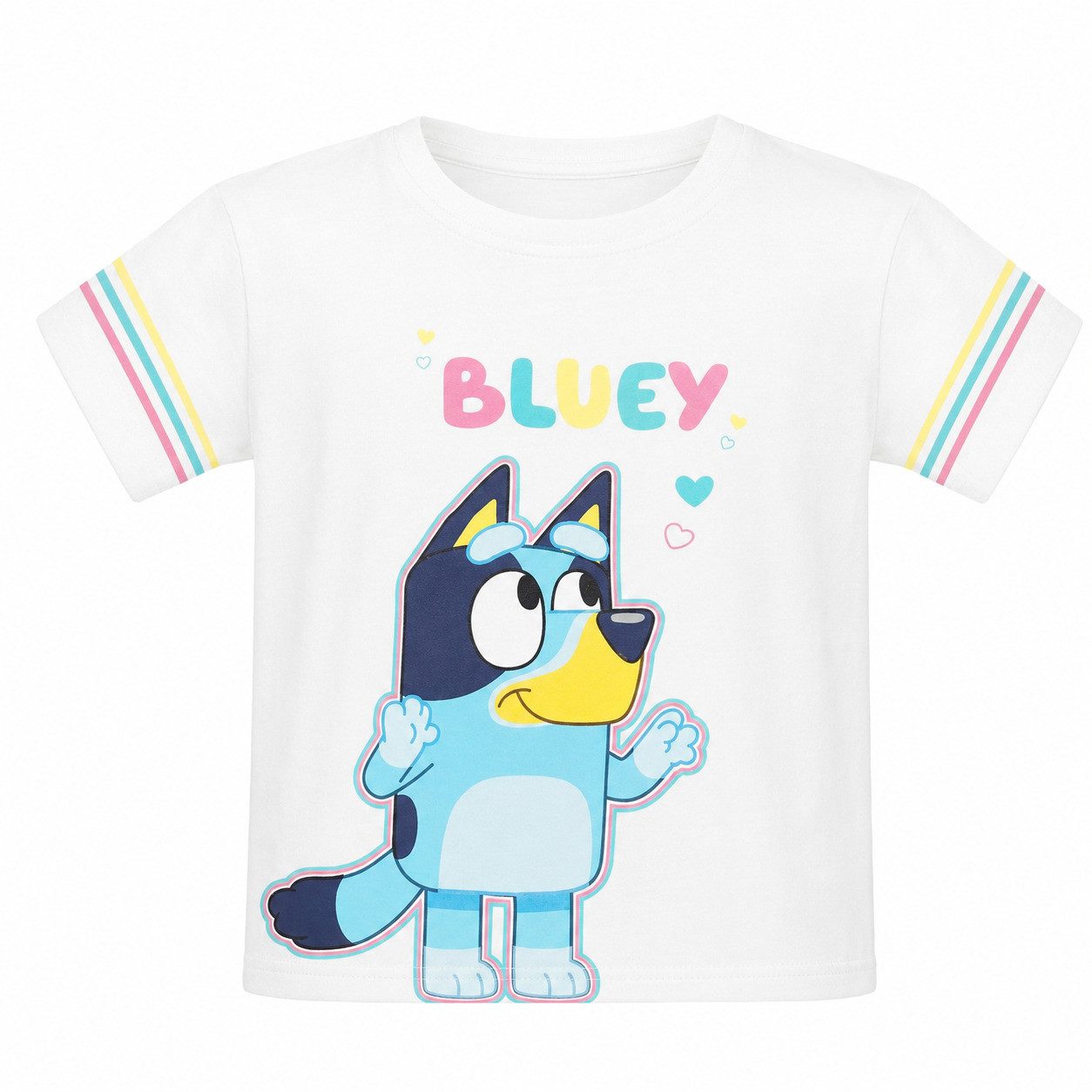 Bluey Print-Shirt Bluey Bingo 2er Set Kinder Mädchen kurzarm T-Shirt Shirt Gr 92-98 (Spar-Set) 100% Baumwolle