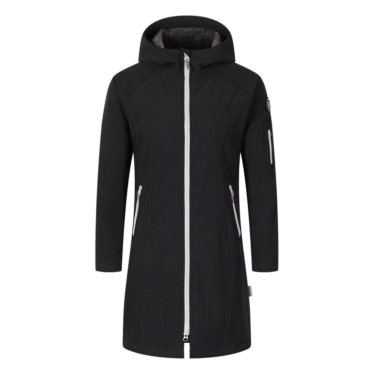 RennerXXL Funktionsjacke Blue Wave Mareike Damen Softshellparka Übergrößen Damen Softshellparka für die Übergangszeit in großen Größen