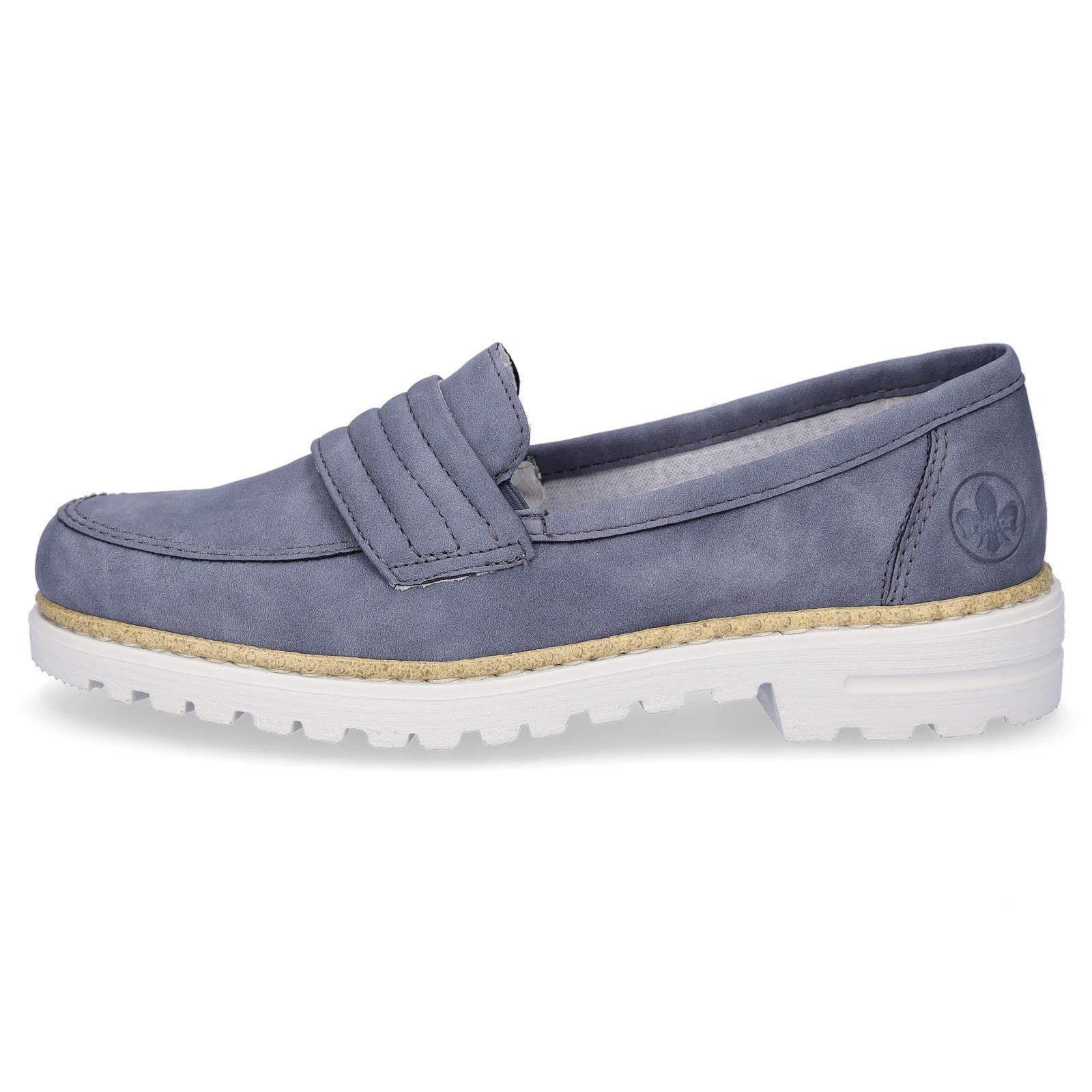 Rieker Rieker Damen Slipper blau Slipper günstig online kaufen