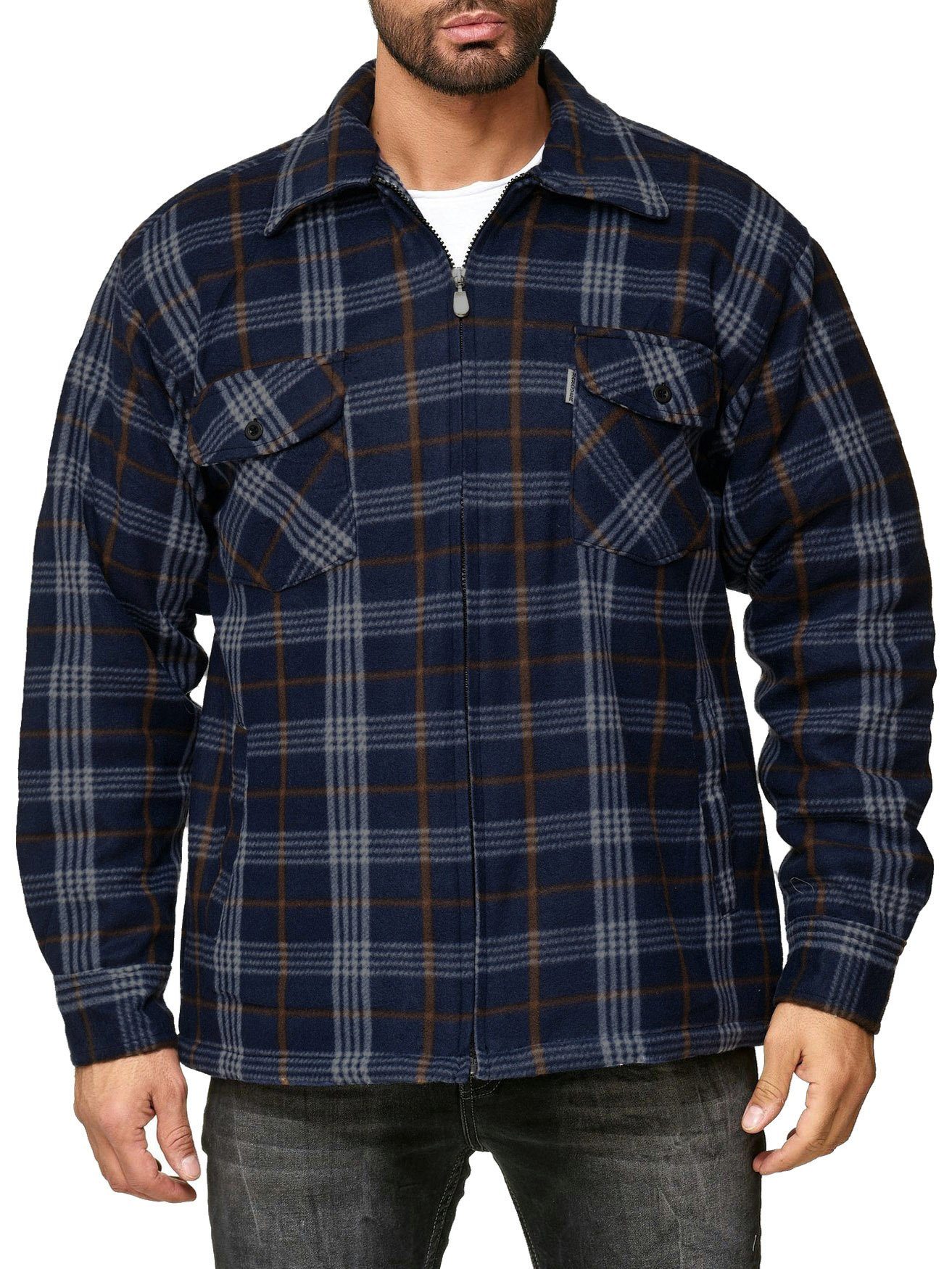 Egomaxx Blouson Thermohemd Holzfäller Gefütterte Kariert günstig online kaufen