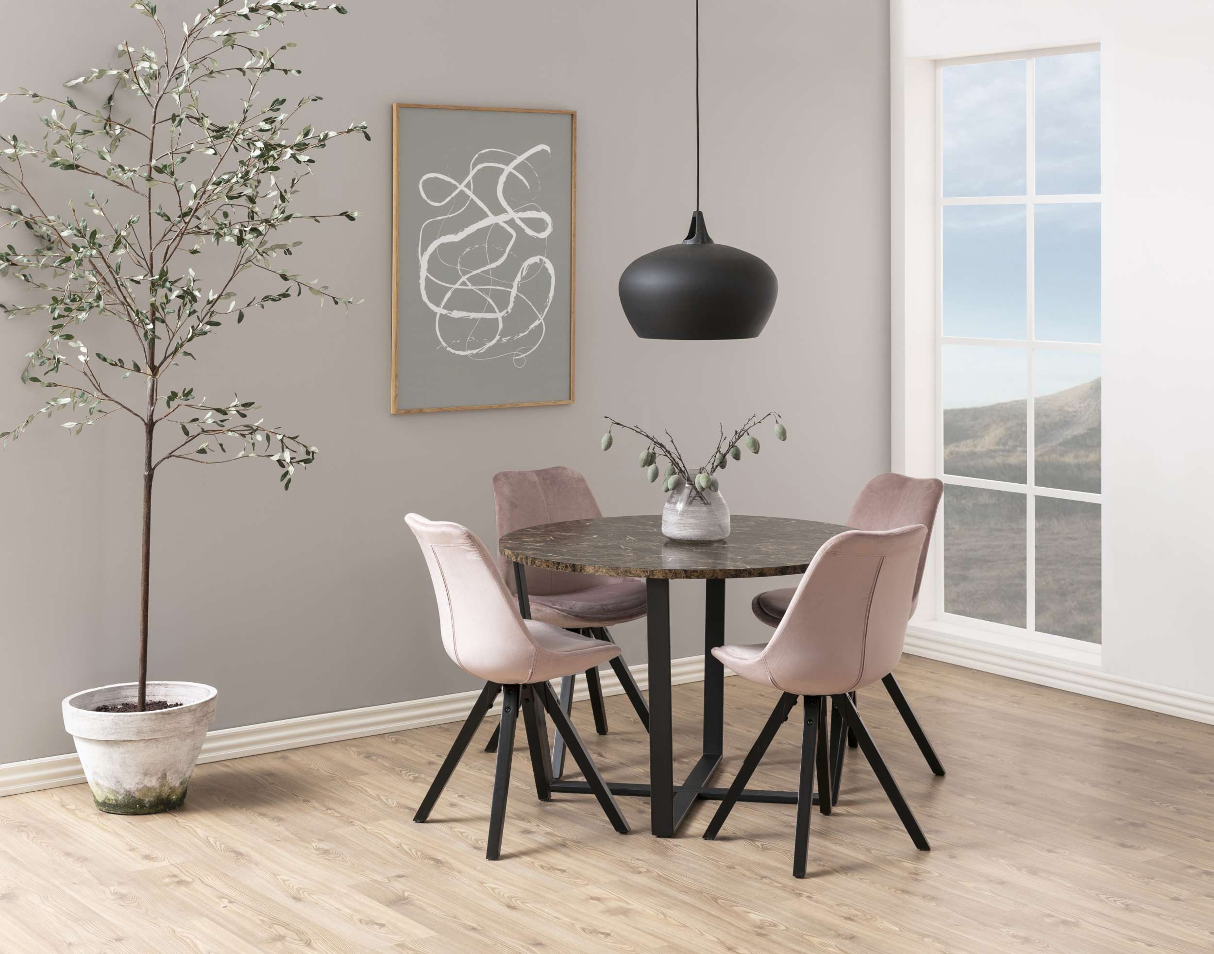 99rooms Esstisch Arlem (Esstisch, Tisch), Perfekte Kombination aus Design & Komfort