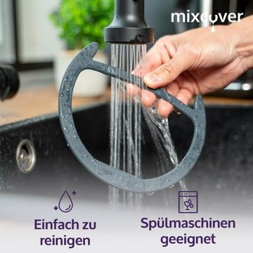 Mixcover Küchenmaschinen-Adapter mixcover Deckelhalter und Abstreifhilfe kompatibel mit Vorwerk Thermomix TM6 TM5 TM31