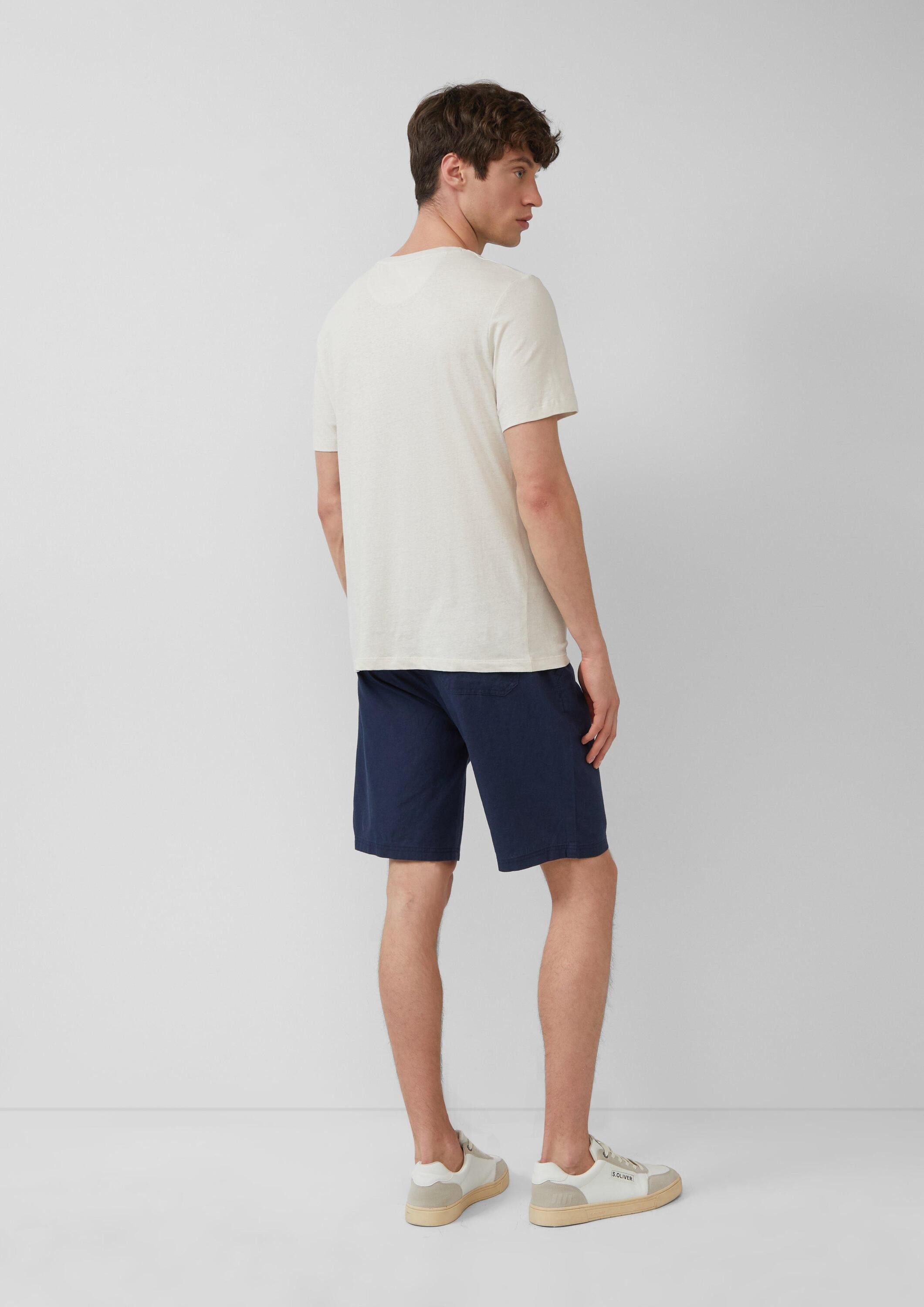 s.Oliver Shorts Hose DETROIT Detroit: Bermuda aus Baumwoll- und Leinenmix im Relaxed Fit