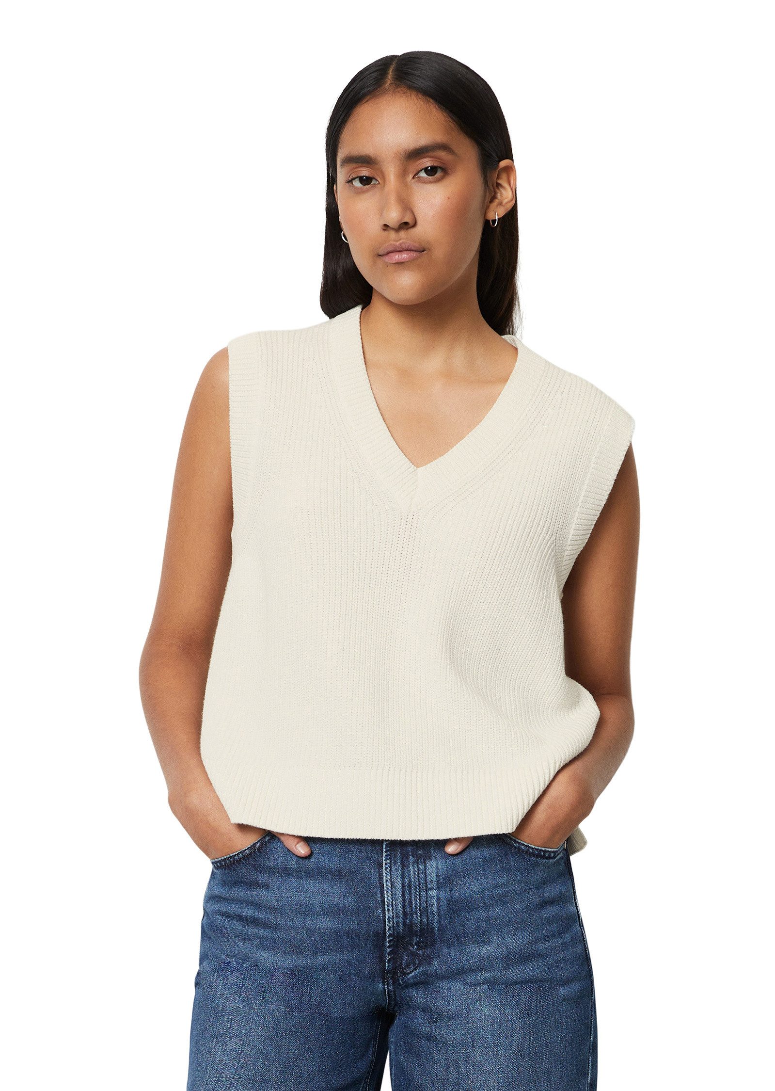 Marc O'Polo DENIM Strickpullover aus reiner Bio-Baumwolle günstig online kaufen