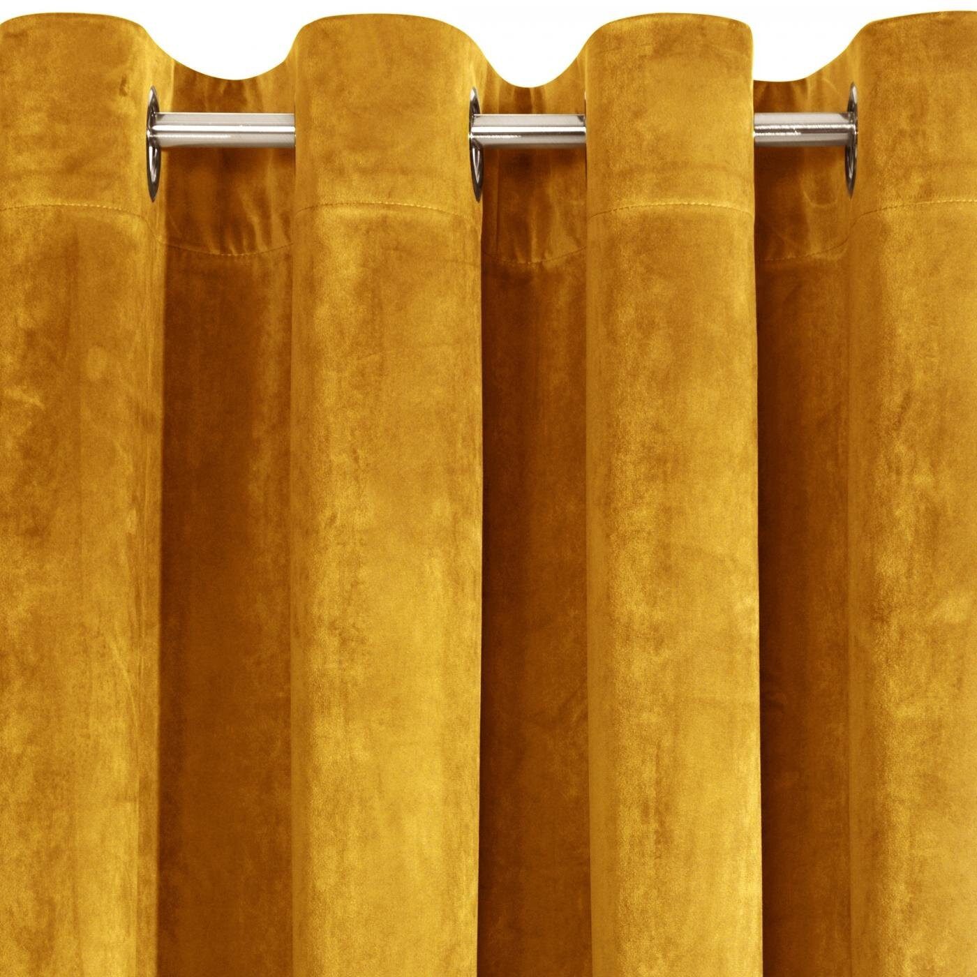 Eurofirany Vorhang Prachtvolle Samtvorhänge VILLA, Ösen, Velours Blickdicht günstig online kaufen