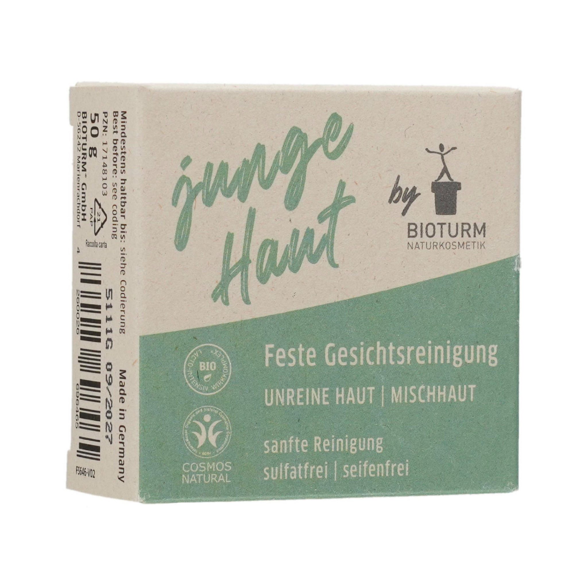 Bioturm Gesichtsseife BIOTURM feste Gesichtsreinigung junge Haut