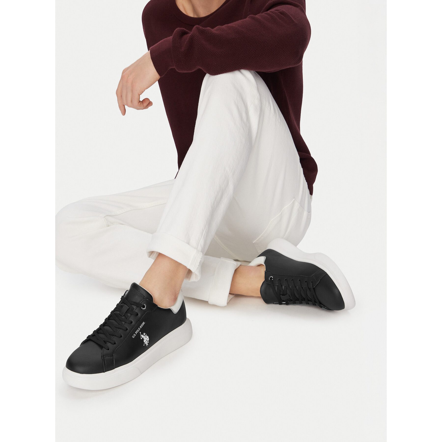 U.S. Polo Assn. Schwarze Herren-Sneaker von US Polo Assn Sneaker