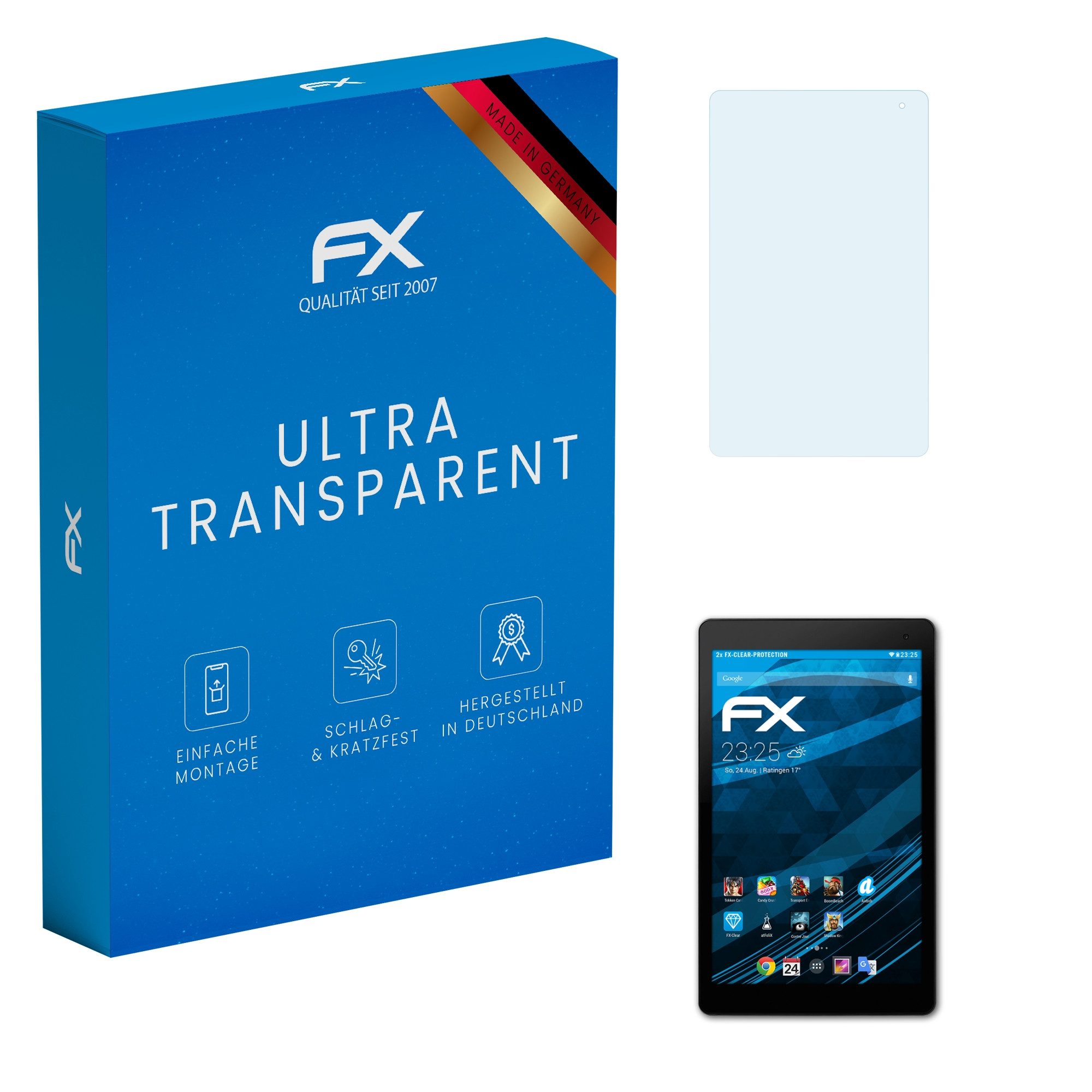 Schutzfolie Displayschutz für Medion LIFETAB P10612 MD61224