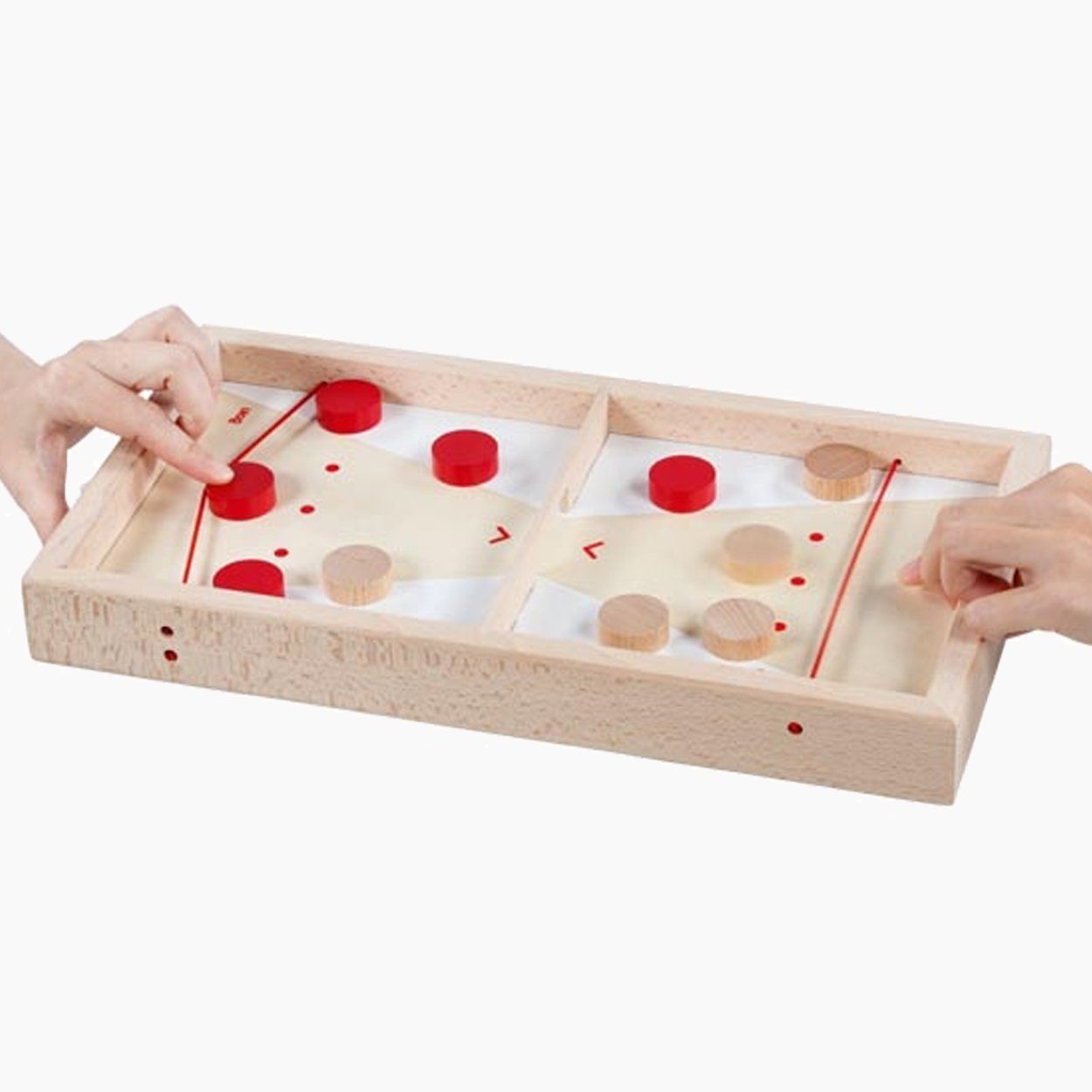Spielesammlung Super Puck Brettspiel, 2 in 1