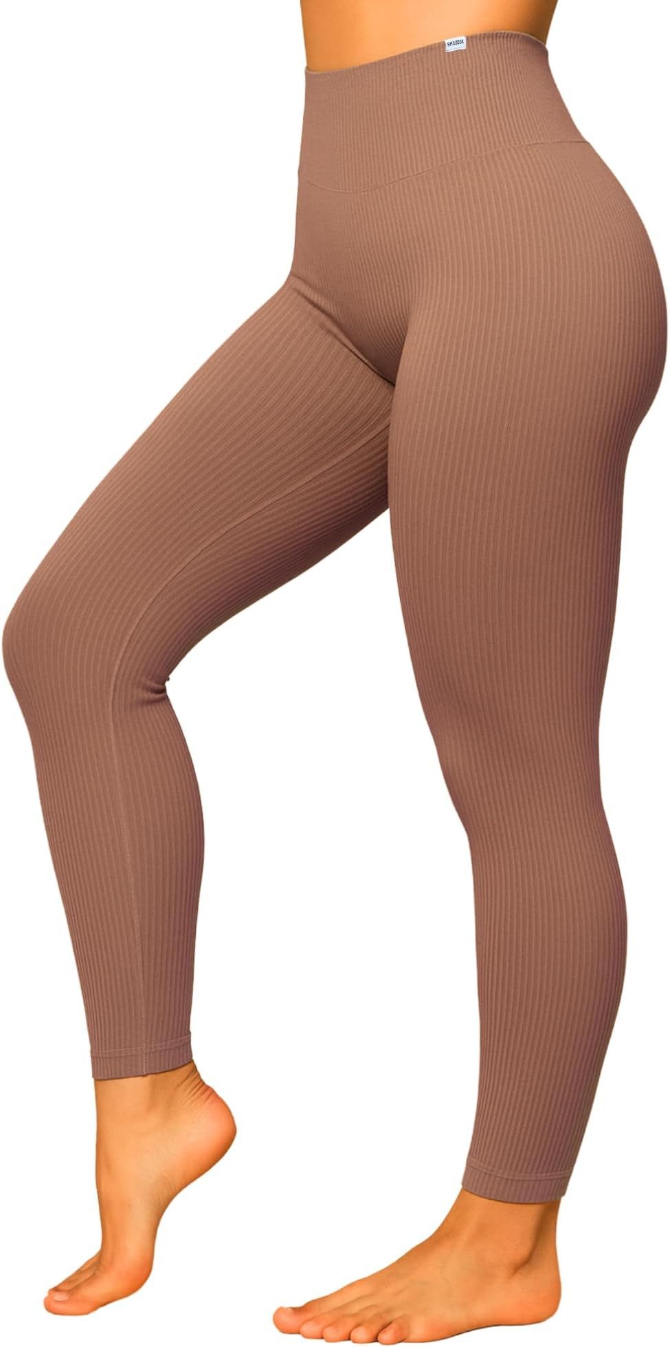 Smilodox Leggings Amaze Ripp, Blickdichte Sporthose aus Rippstoff Yoga & Fi günstig online kaufen