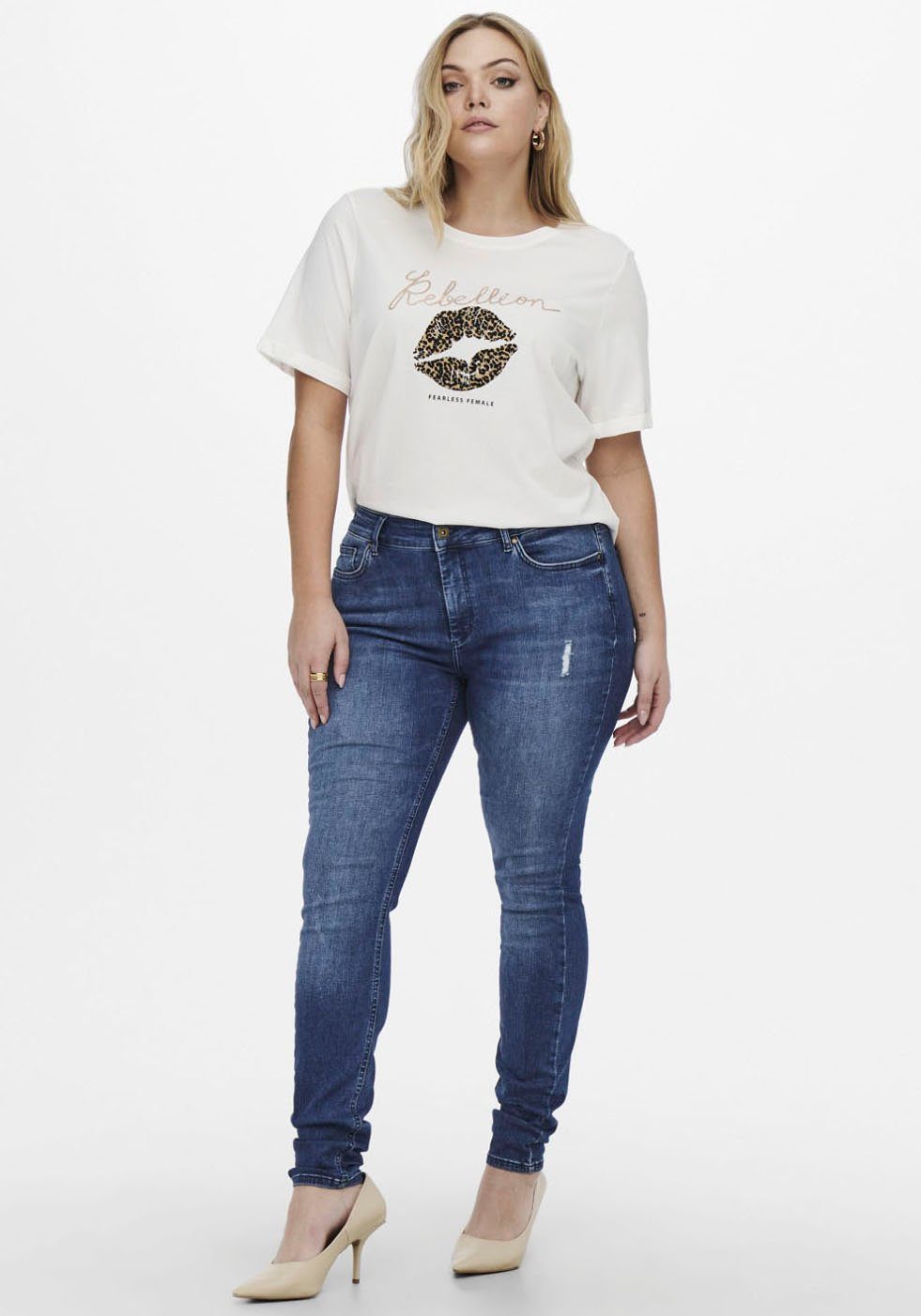 ONLY CARMAKOMA Skinny-fit-Jeans CARWILLY REG SKINNY JEANS DNM REA