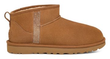 UGG Classic Ultra Mini Bling Schlupfboots mit Glitzer