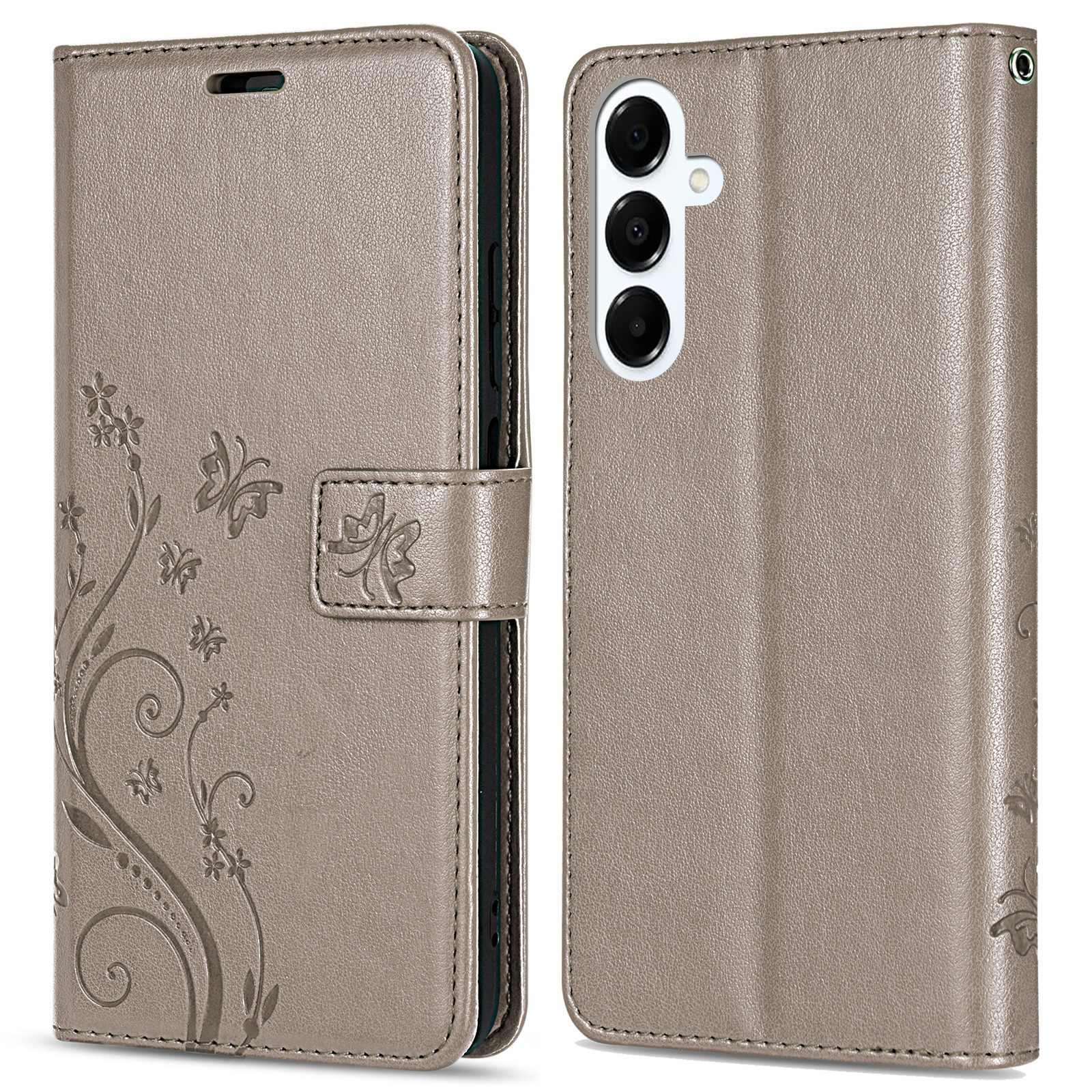 betterfon Handyhülle Handytasche für Samsung Galaxy A17 5G Klapphülle mit Kartenfächern, Bookstyle-Hülle mit Magnetverschluss, Smartstand & Kunstleder – Bild 5 von 5