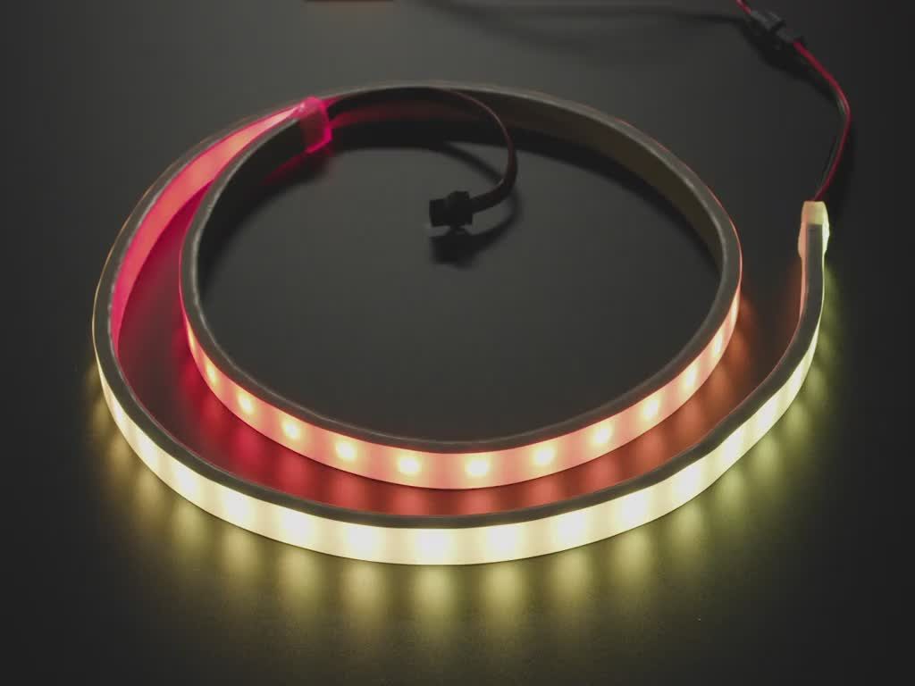 Adafruit Silikonummantelter NeoPixel-LED-Streifen - 60 LEDs/m, 1m Smarter LED-Lichtstreifen