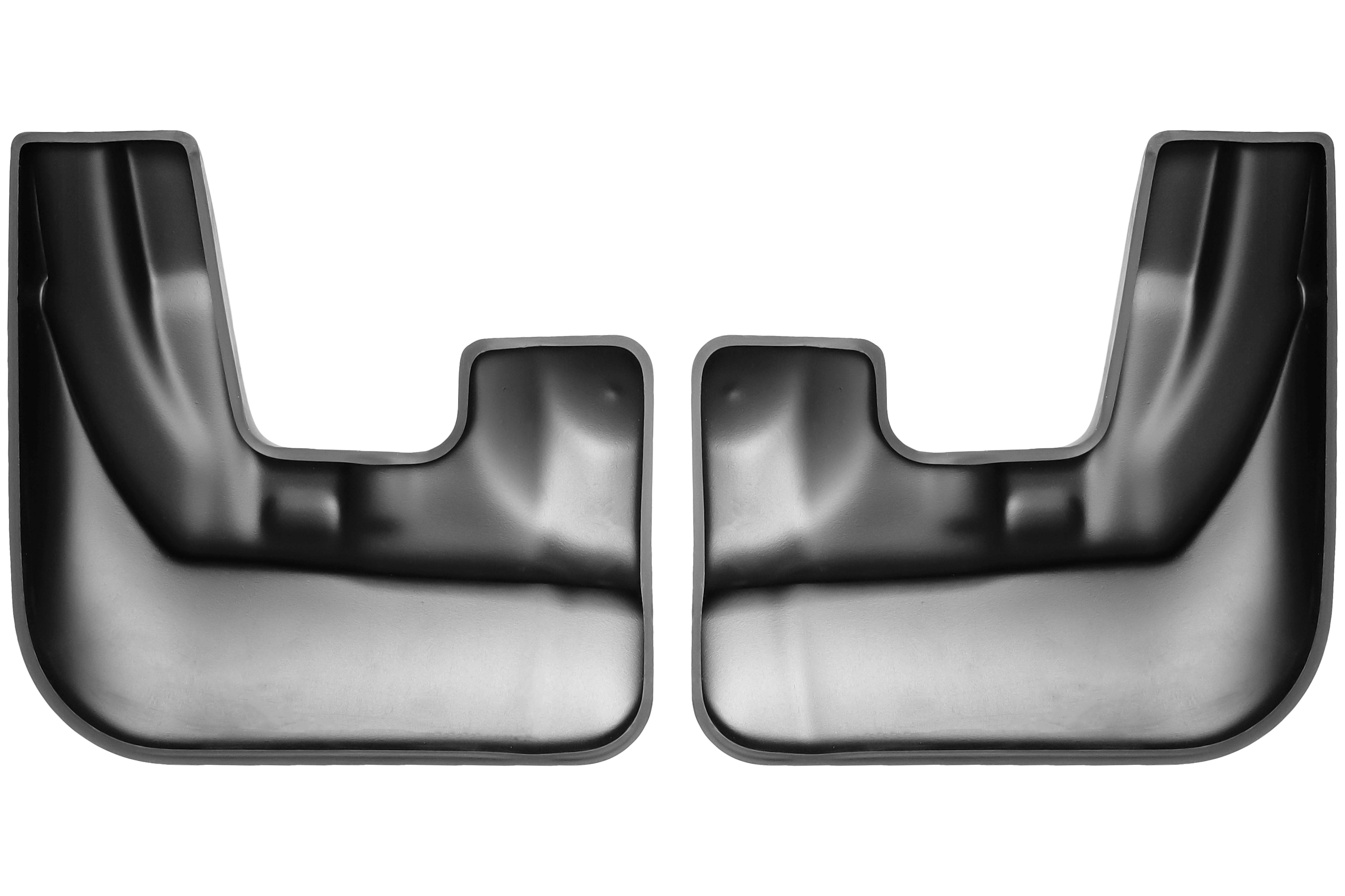 RECAMBO Kfz-Schmutzfänger Set vorne für Audi Q3, Typ 8U, BJ 2011-2018, passgenau, 2-tlg., Spritzschutz, TPE - Kunststoff-Gummi, Flexibel, stoß-und bruchfest