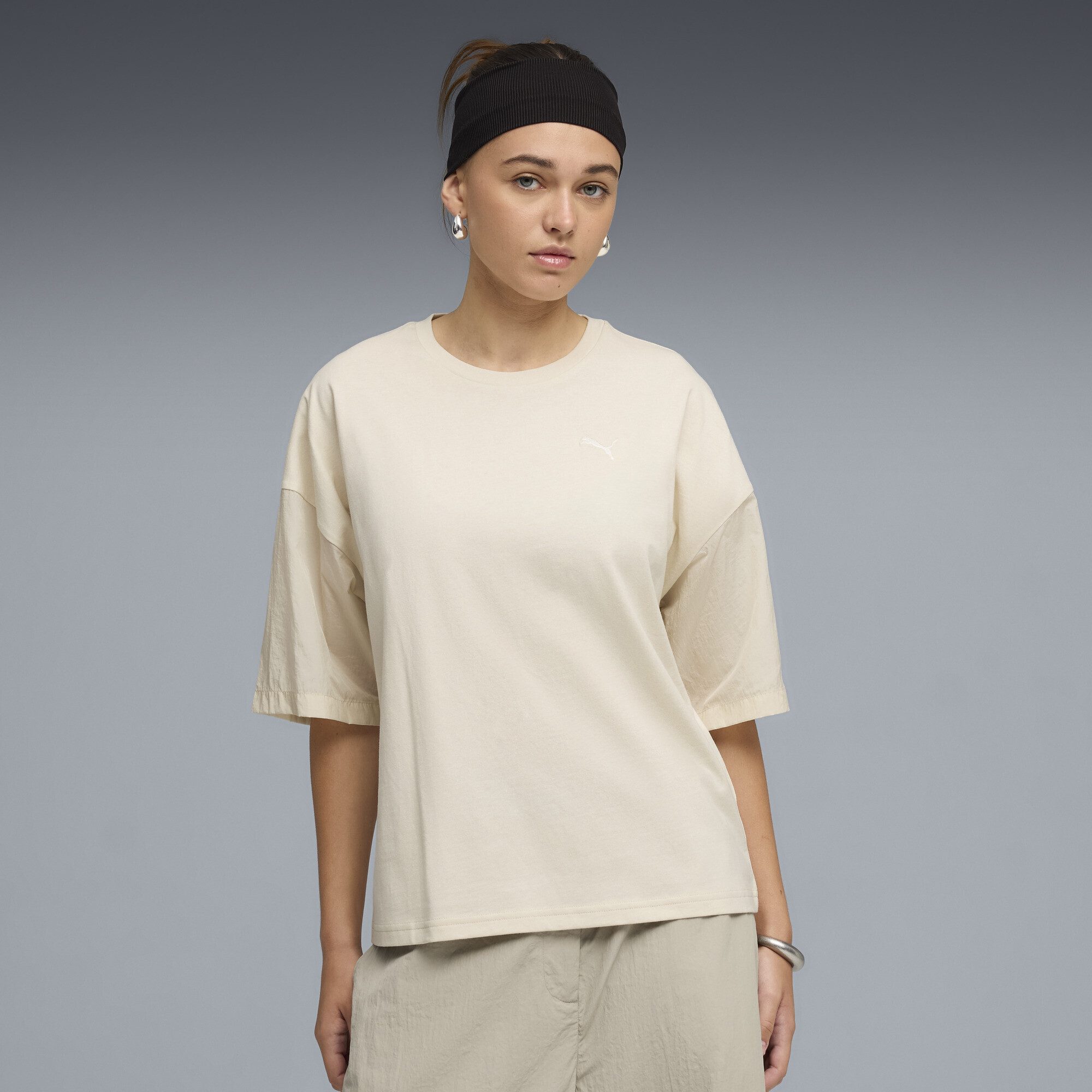 PUMA T-Shirt HER Oversized T-Shirt Damen