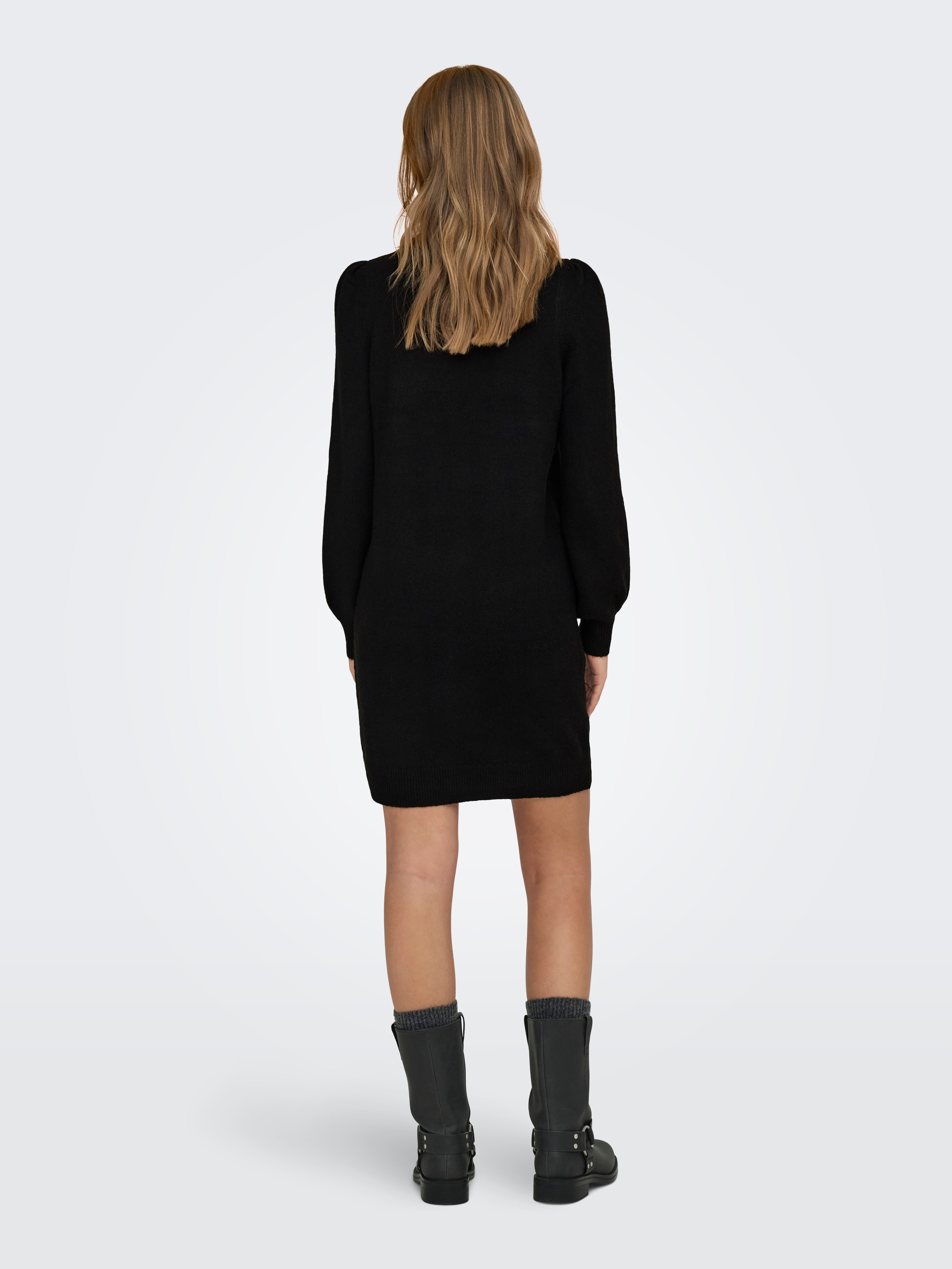 JDY Strickkleid JDYRUE LIFE L/S HIGH NECK DRESS KNT NOOS