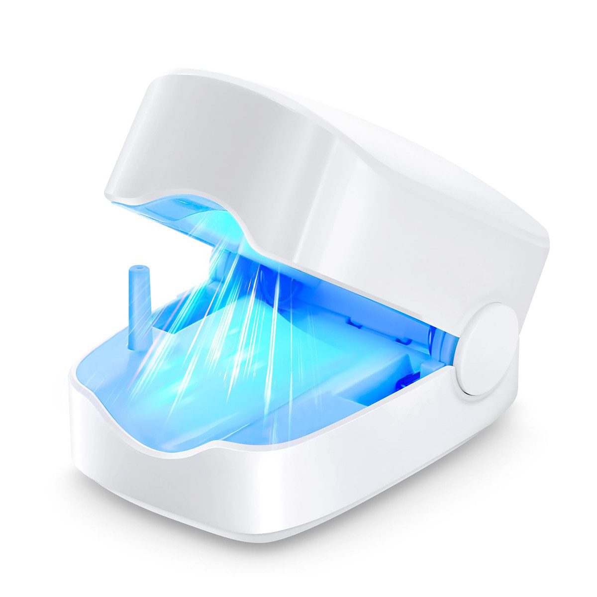 Welikera Lichthärtungsgerät Nagelpilz Laser Behandlungsgerät, Nagelpilz Behandlung für Zehennagel, 3 sichtbare blaue Lichter& 1 unsichtbares Infrarotlicht