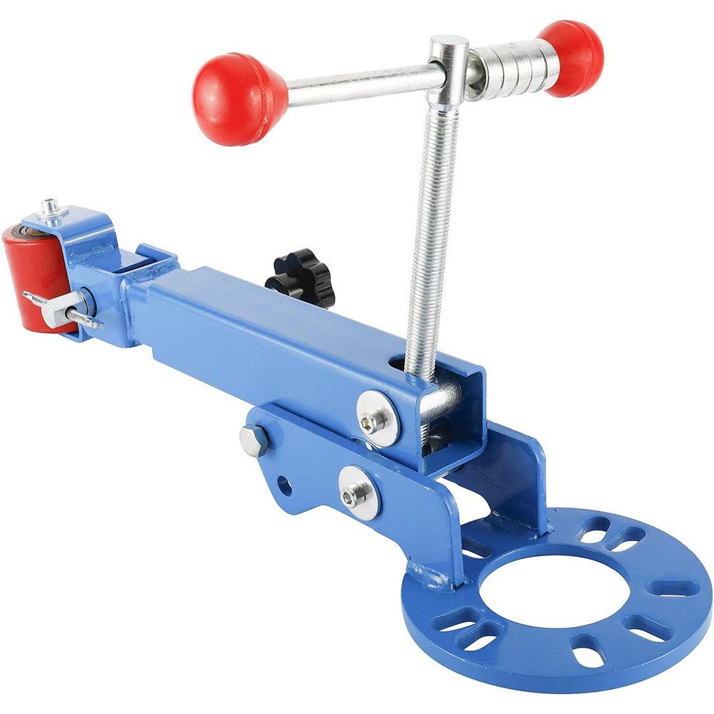 BlingBin Bördelgerät Kotflügel Bördelgerät Universal für PKW KFZ,Fender Roller,Einstellbar, B: 17 cm, L: 43 cm, (1er Set, 1-tlg., 43x 17 x 11 cm), Einstellbar 38,5–51 cm, 180° PVC-Rolle, Robuste Stahlkonstruktion