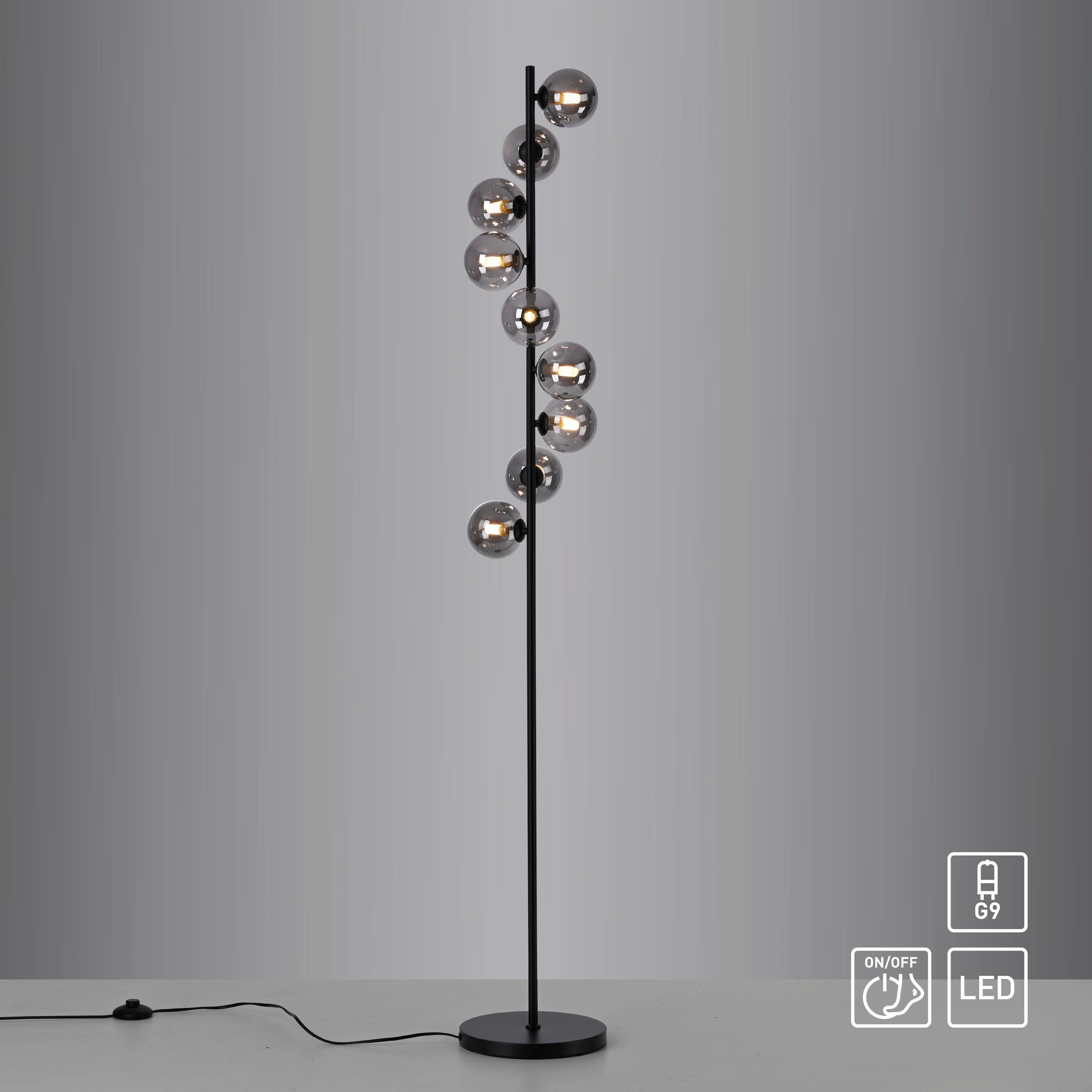 SCHÖNER WOHNEN-Kollektion LED Stehlampe DUBAI, Ein-/Ausschalter, LED wechselbar, Warmweiß, SCHÖNER WOHNEN Kollektion, Fußschalter – Bild 4 von 5