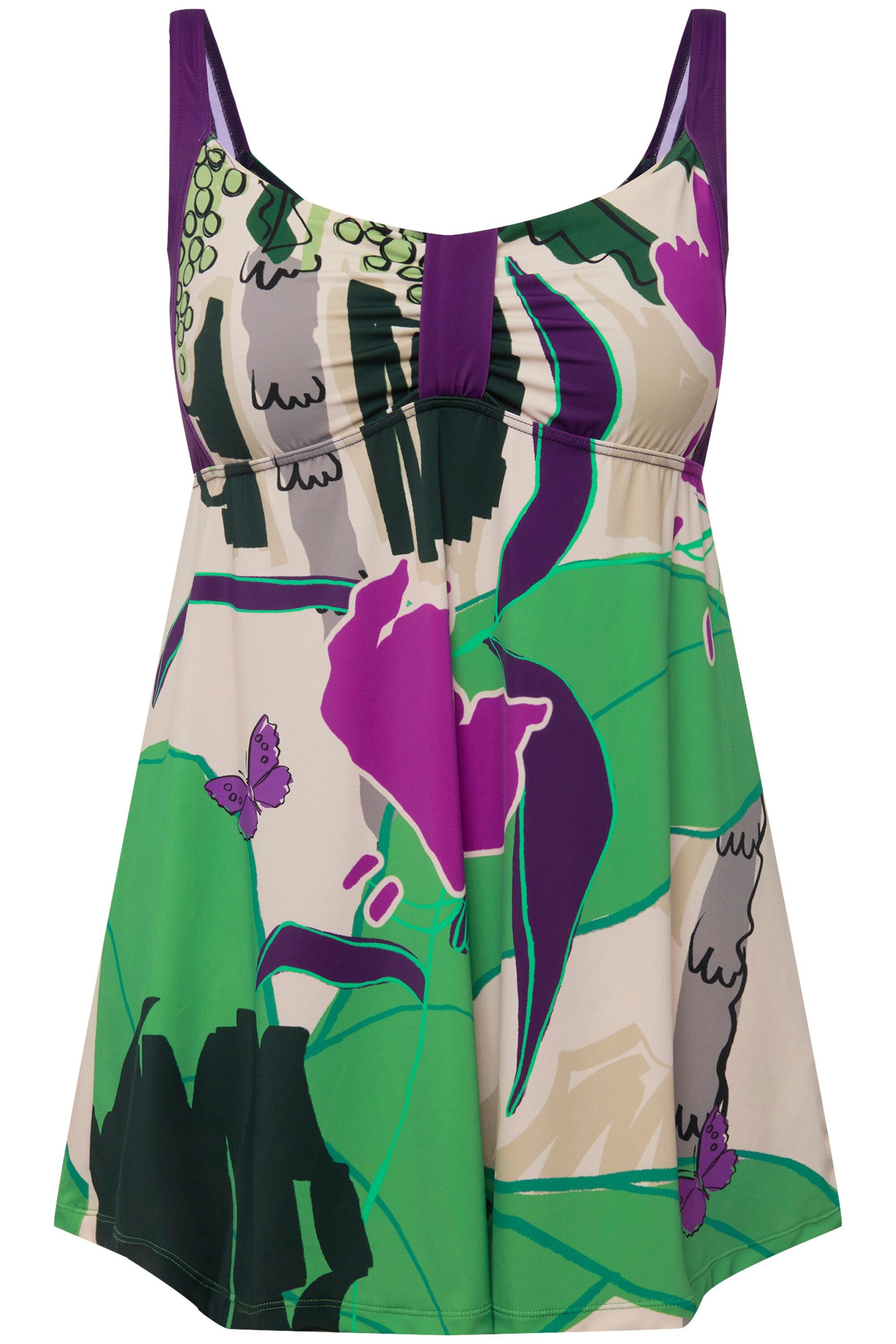 Ulla Popken Badekleid Badekleid Palmen Softcups günstig online kaufen